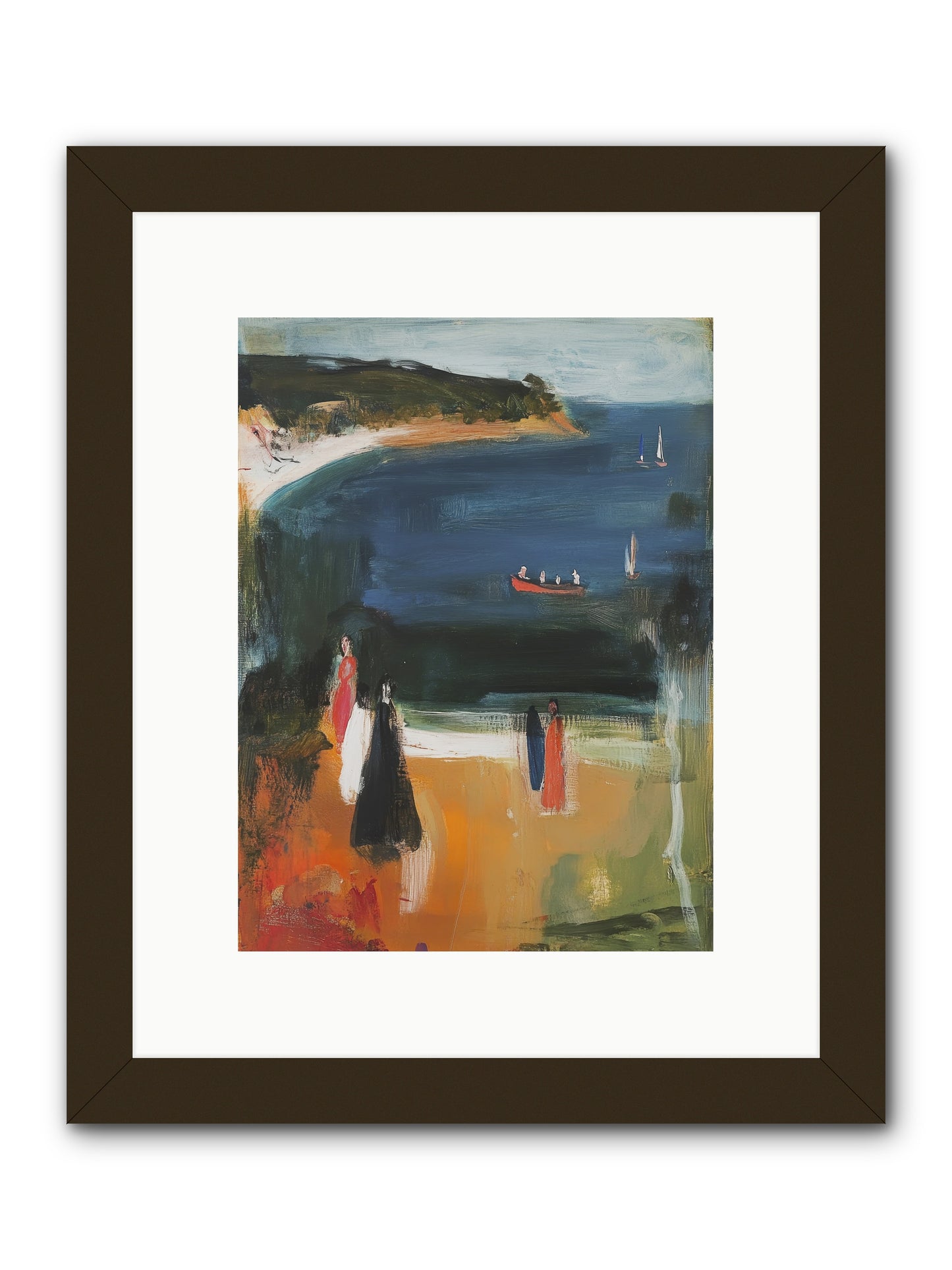 Tides Of Enchantment -- Framed Print - Black 9x12
