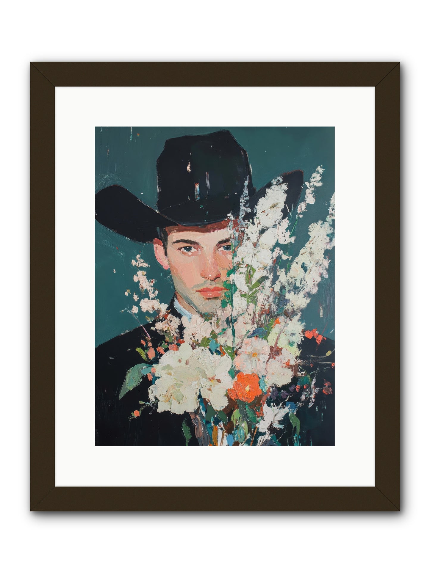 Timber Line Trance -- Framed Print - Black 12x16