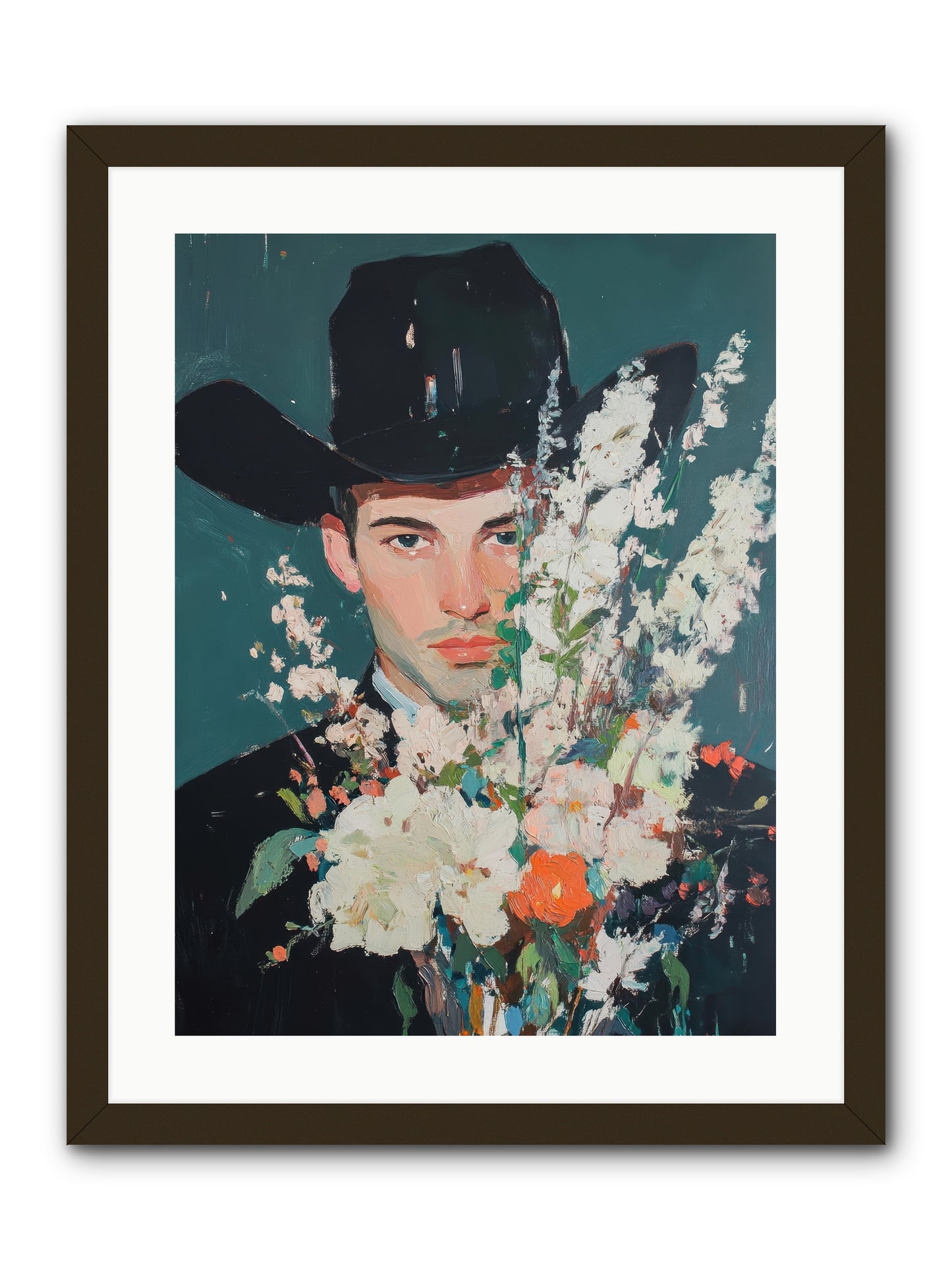 Timber Line Trance -- Framed Print - Black 18x24