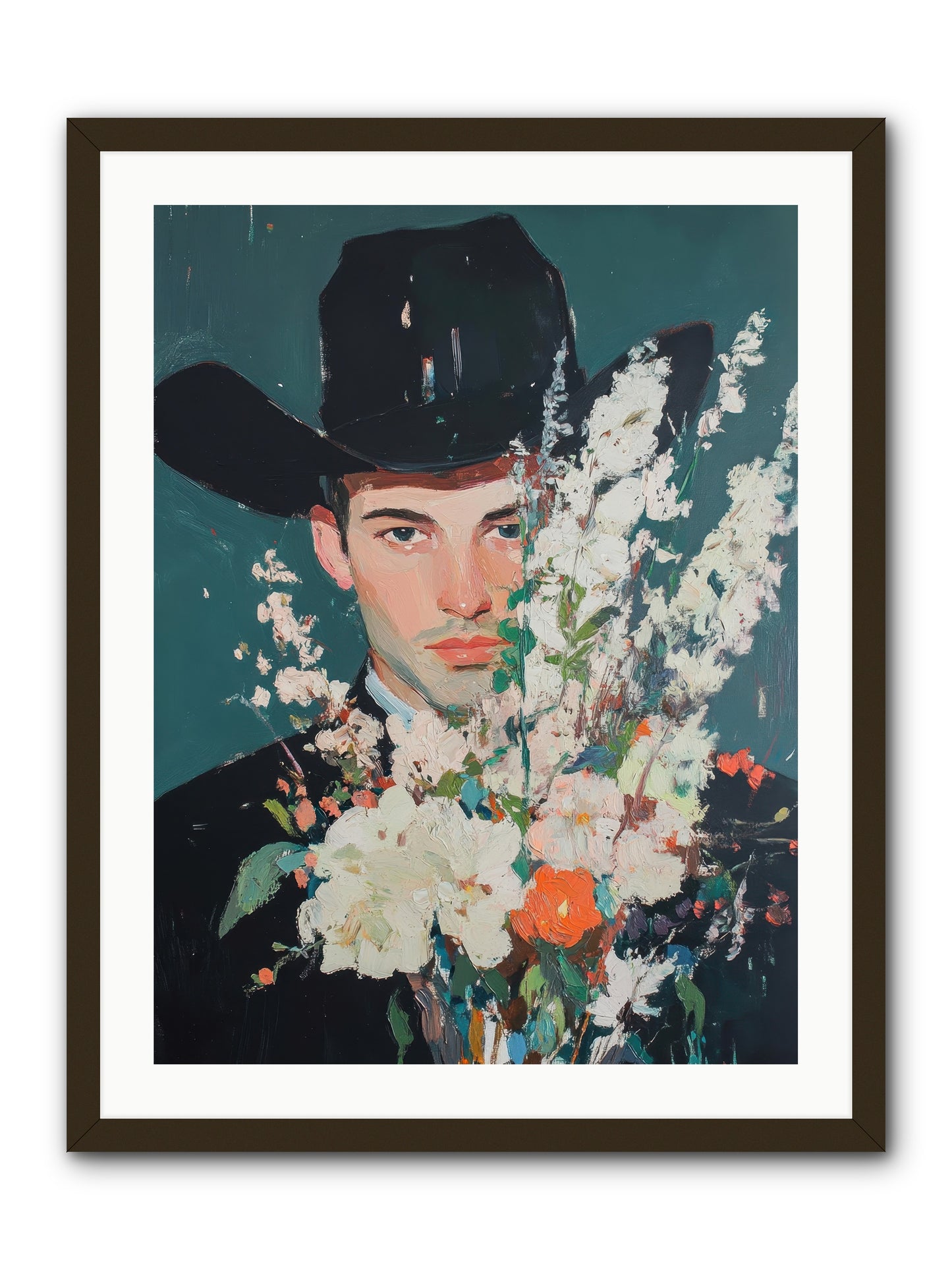 Timber Line Trance -- Framed Print - Black 24x32
