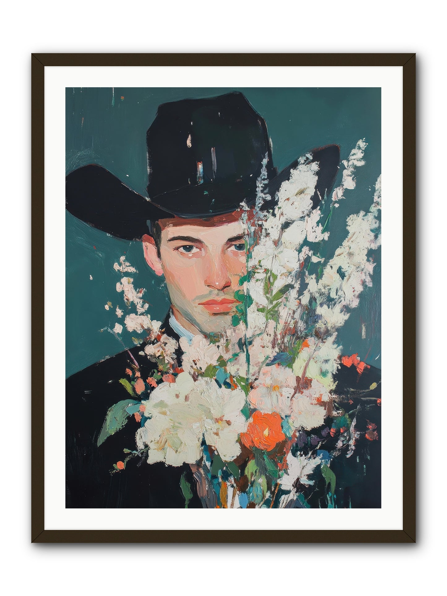 Timber Line Trance -- Framed Print - Black 30x40