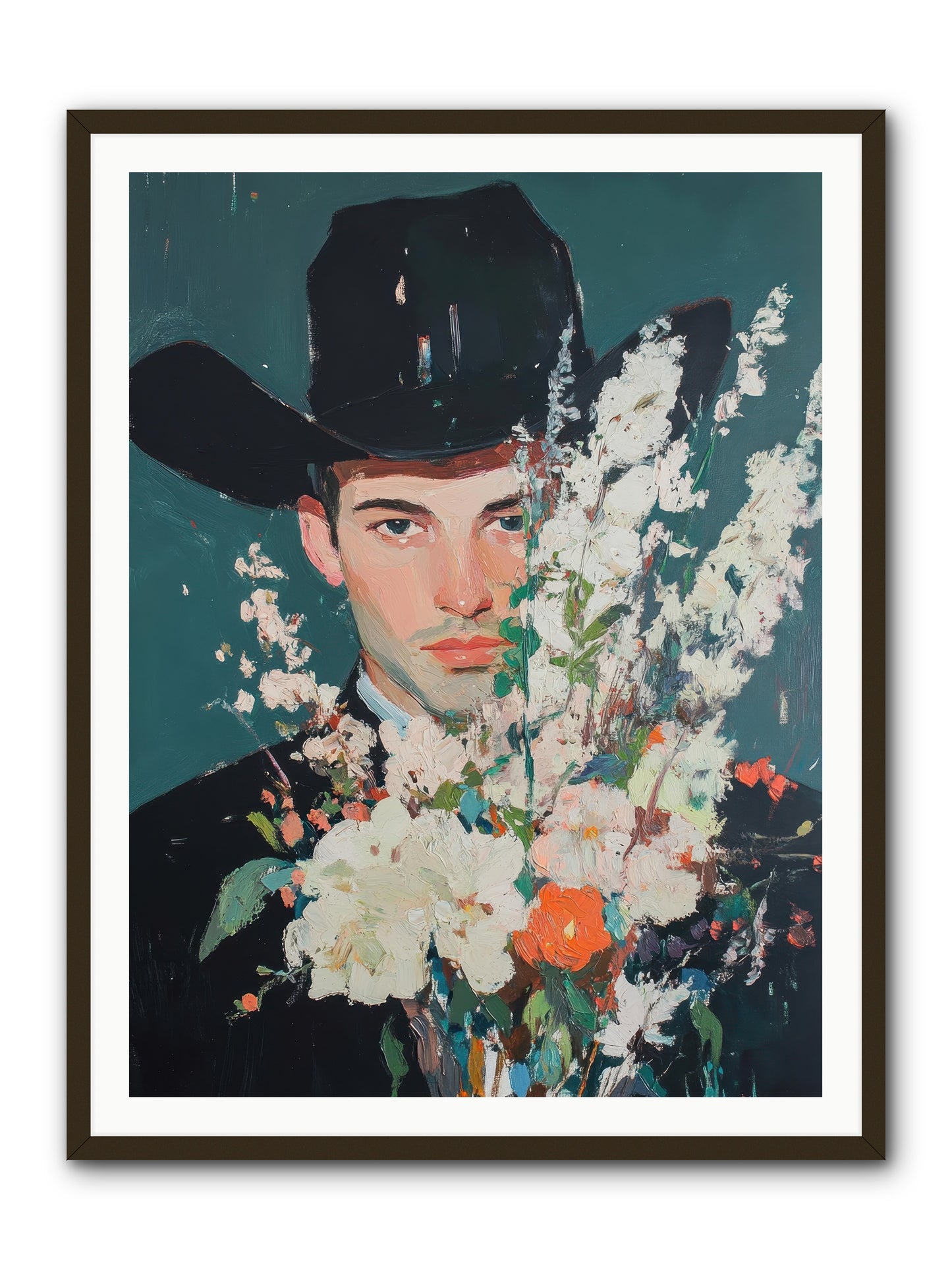 Timber Line Trance -- Framed Print - Black 36x48