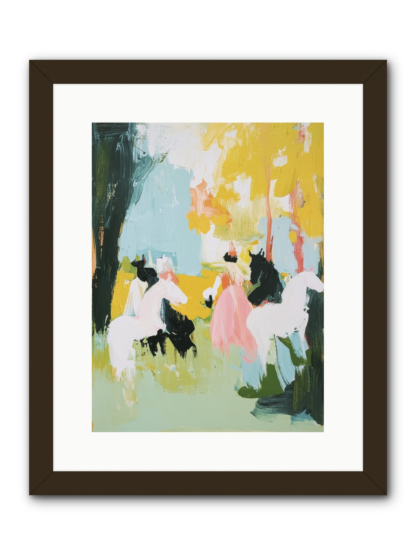 Time Held Its Breath -- Framed Print - Black 12x16