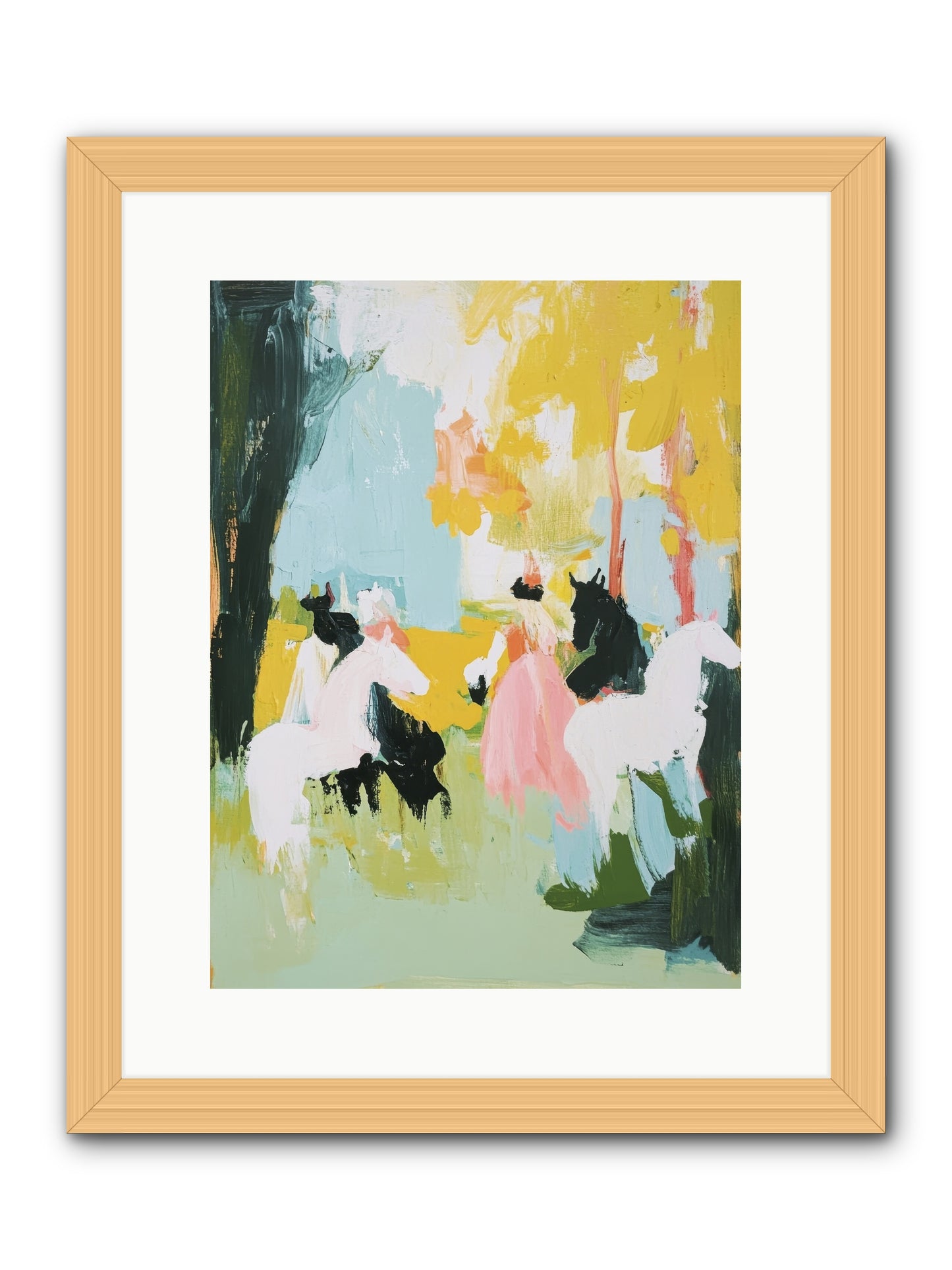 Time Held Its Breath -- Framed Print - Natural 12x16