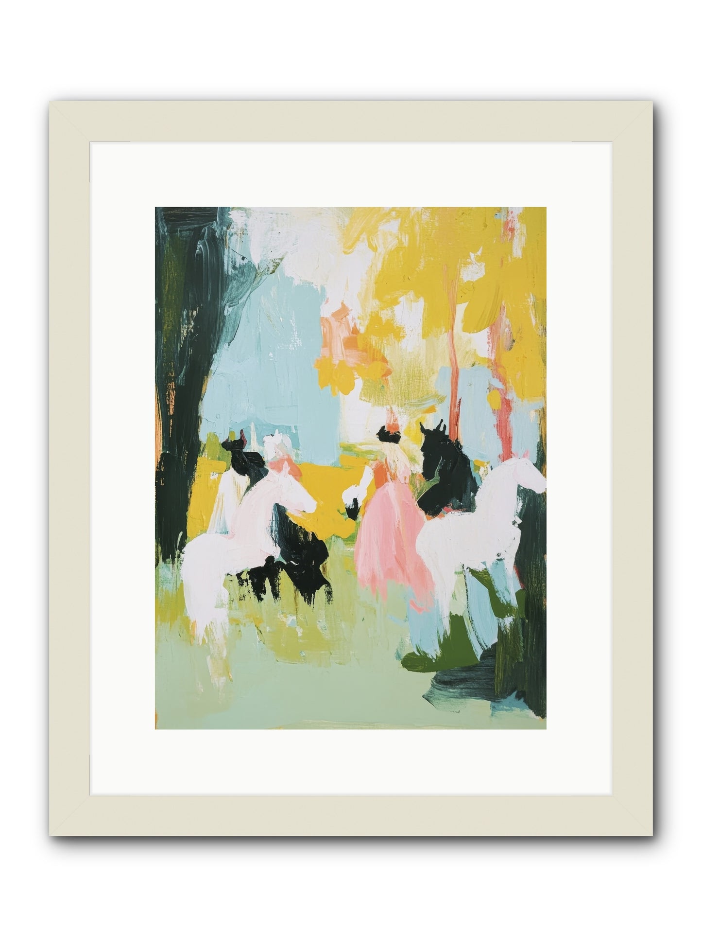 Time Held Its Breath -- Framed Print - White 12x16
