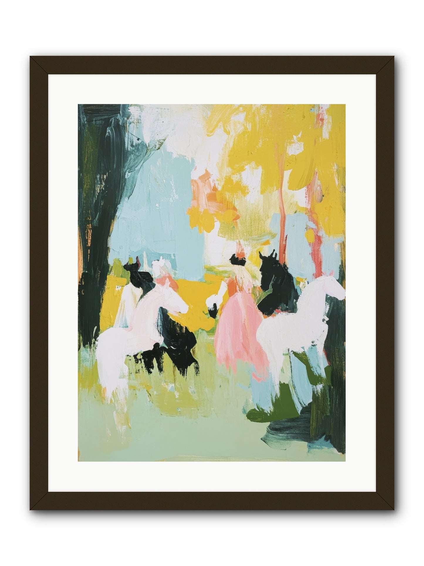 Time Held Its Breath -- Framed Print - Black 18x24