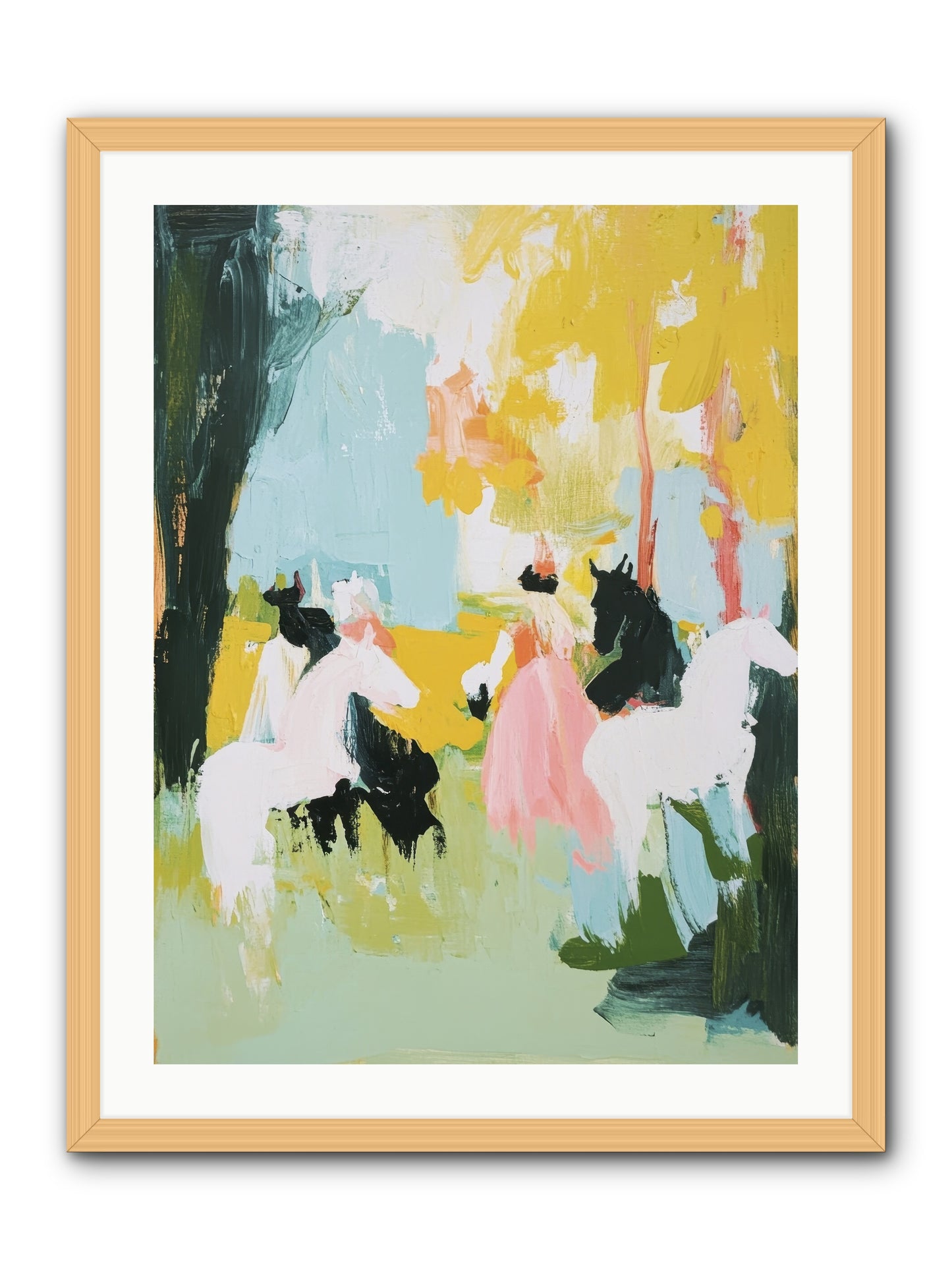 Time Held Its Breath -- Framed Print - Natural 24x32