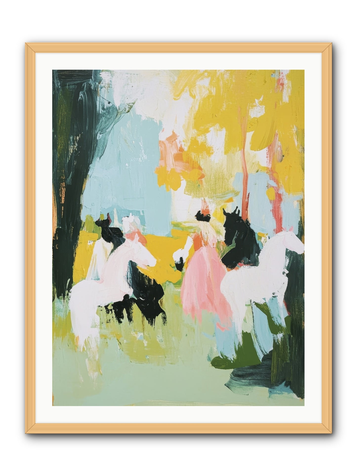 Time Held Its Breath -- Framed Print - Natural 30x40