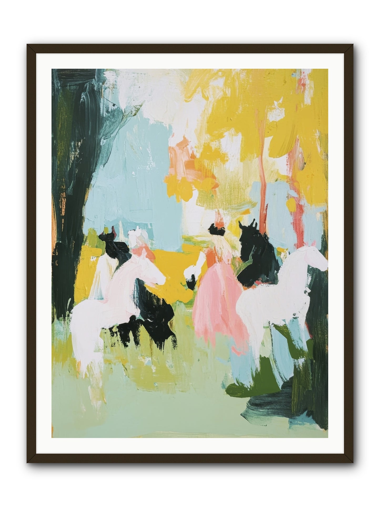 Time Held Its Breath -- Framed Print - Black 36x48
