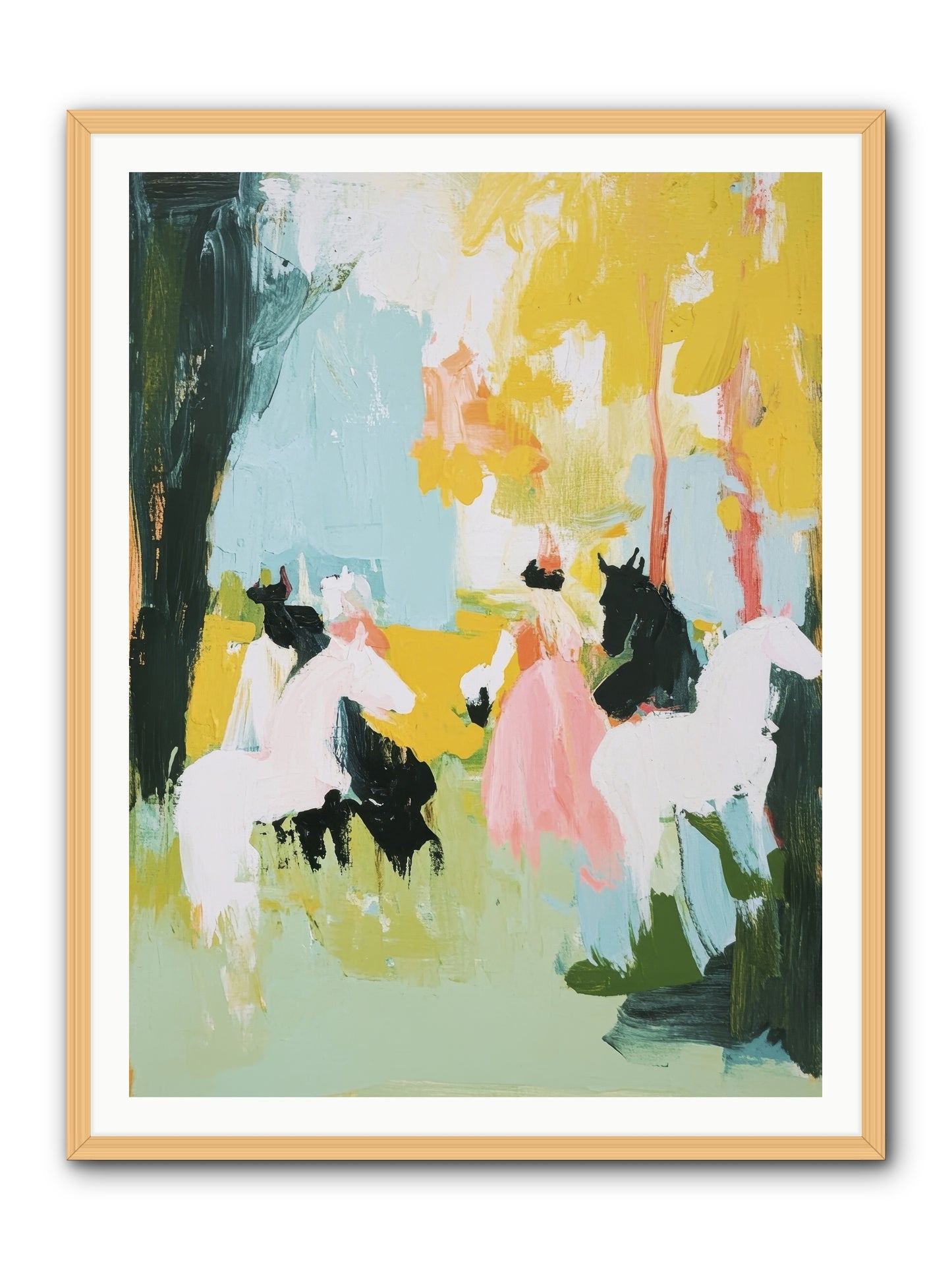 Time Held Its Breath -- Framed Print - Natural 36x48