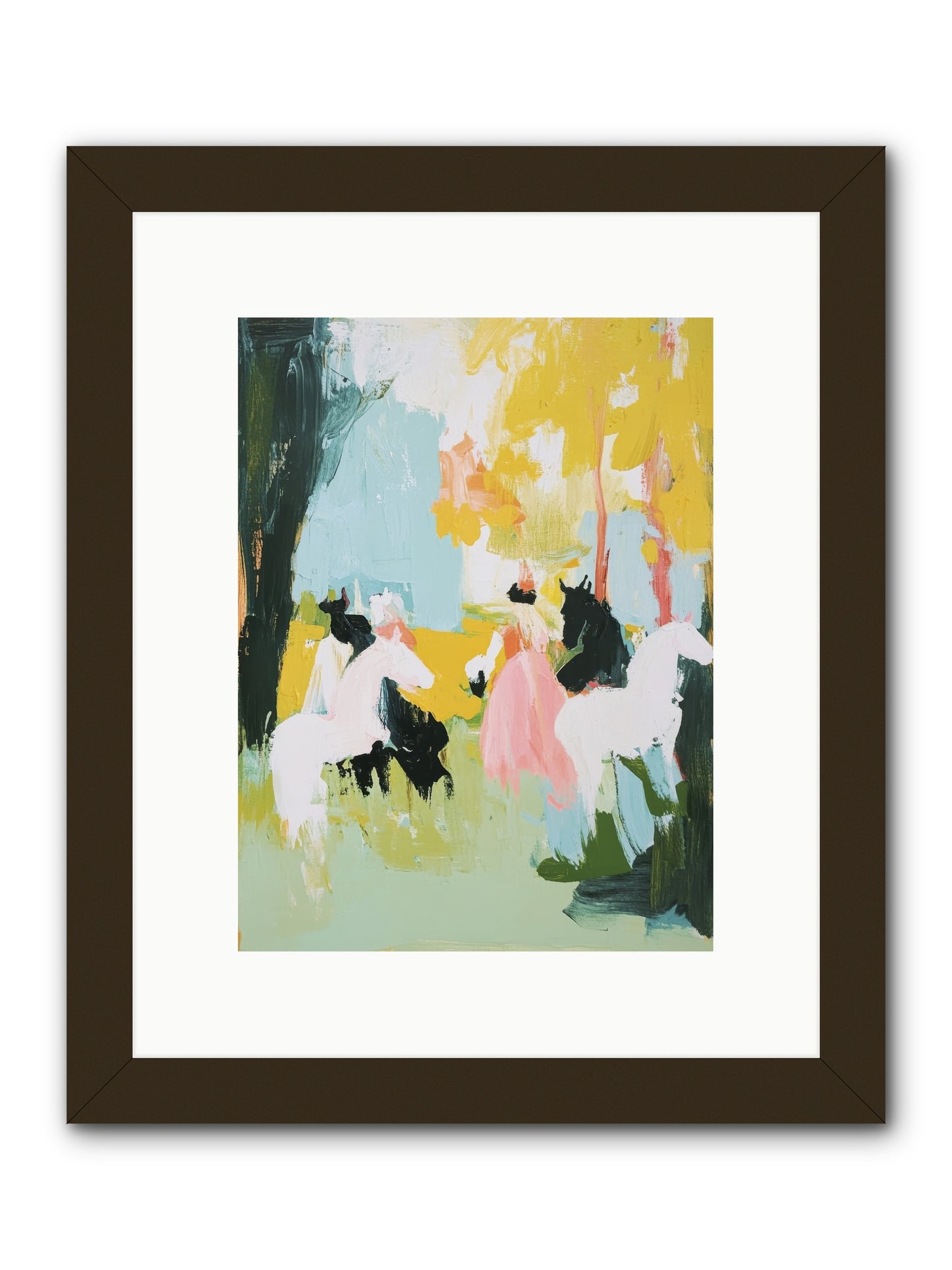 Time Held Its Breath -- Framed Print - Black 9x12