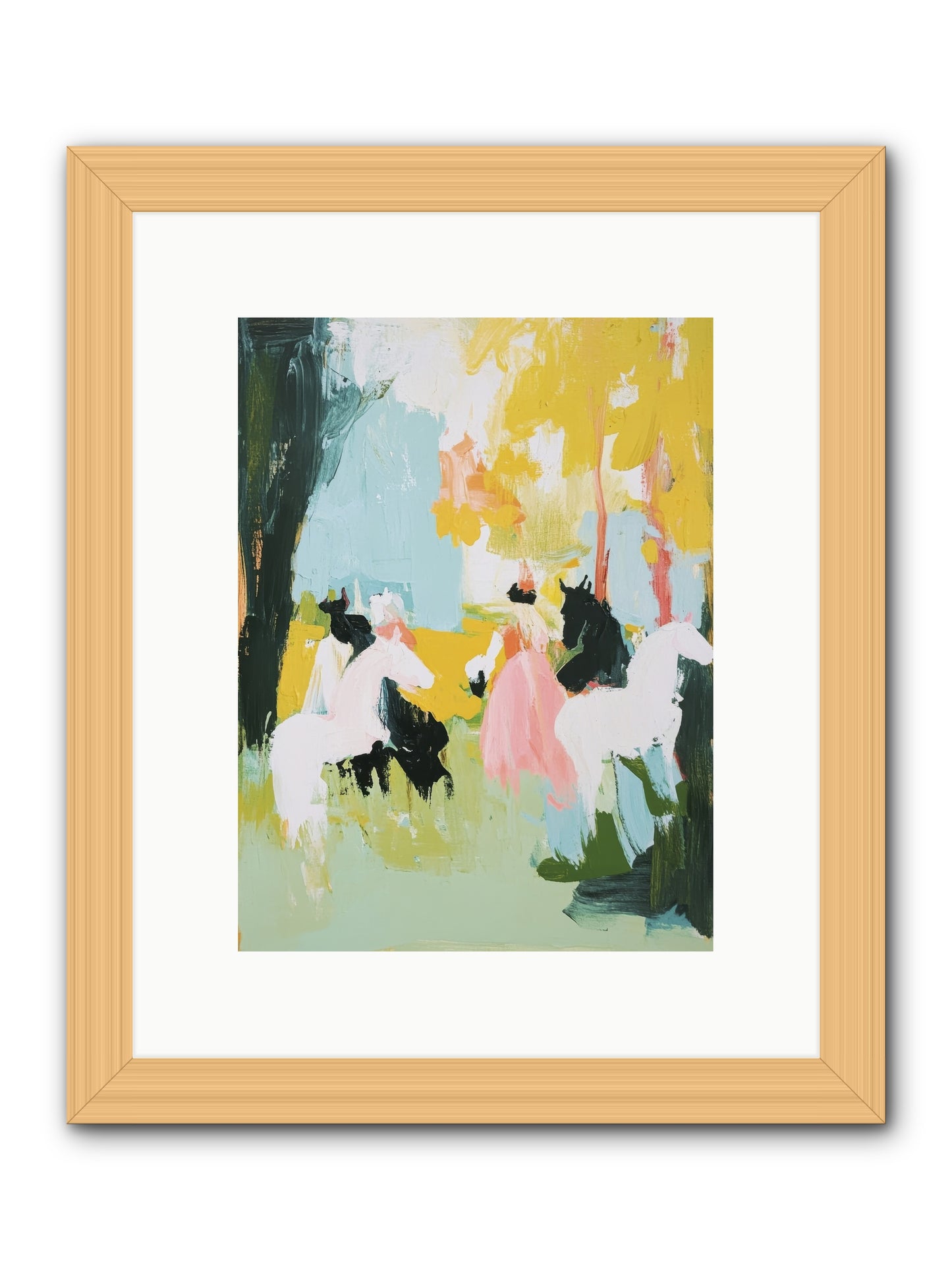 Time Held Its Breath -- Framed Print - Natural 9x12