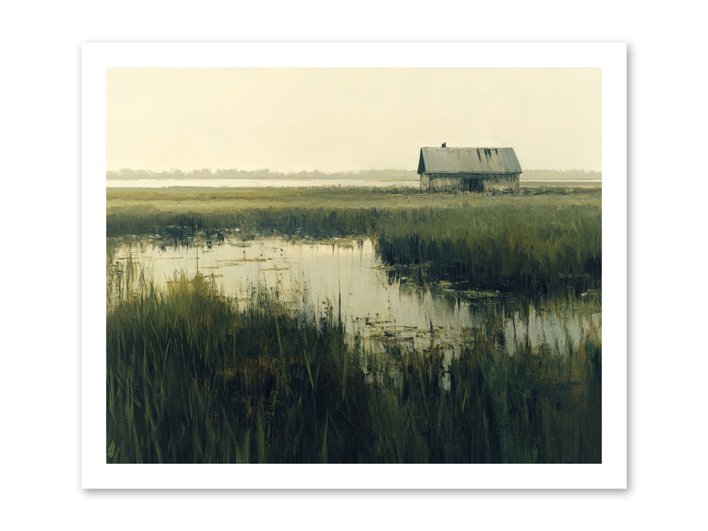 Time Meets Tide -- Loose Canvas Print 20x16