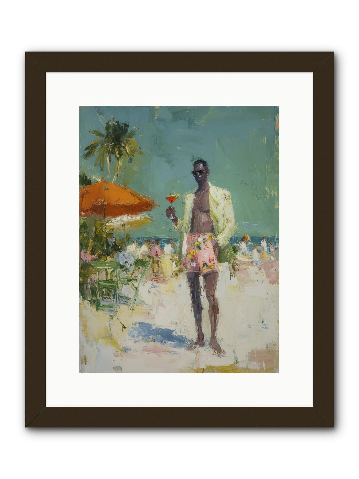 Time Stands Still -- Framed Print - Black 12x16