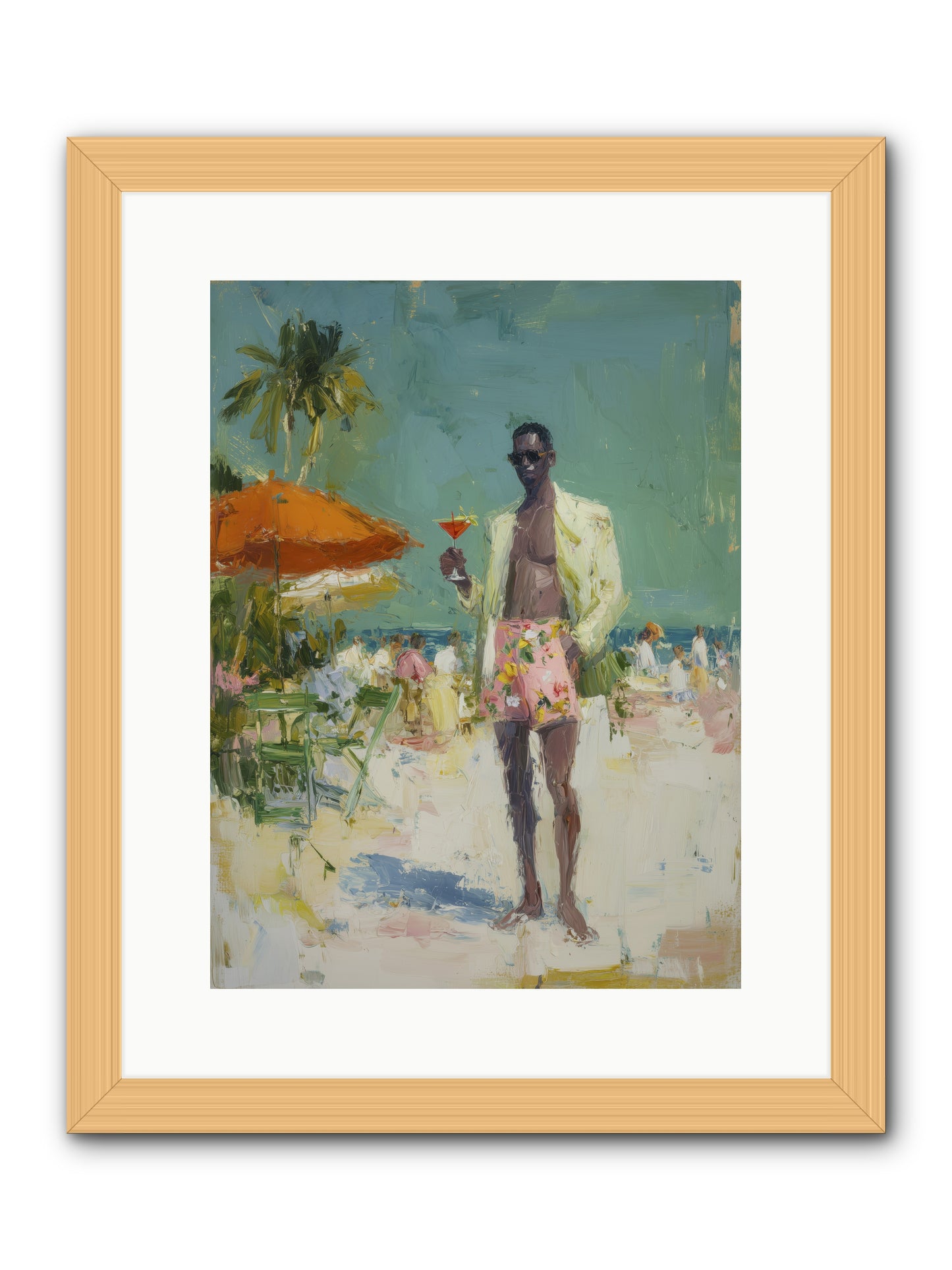 Time Stands Still -- Framed Print - Natural 12x16