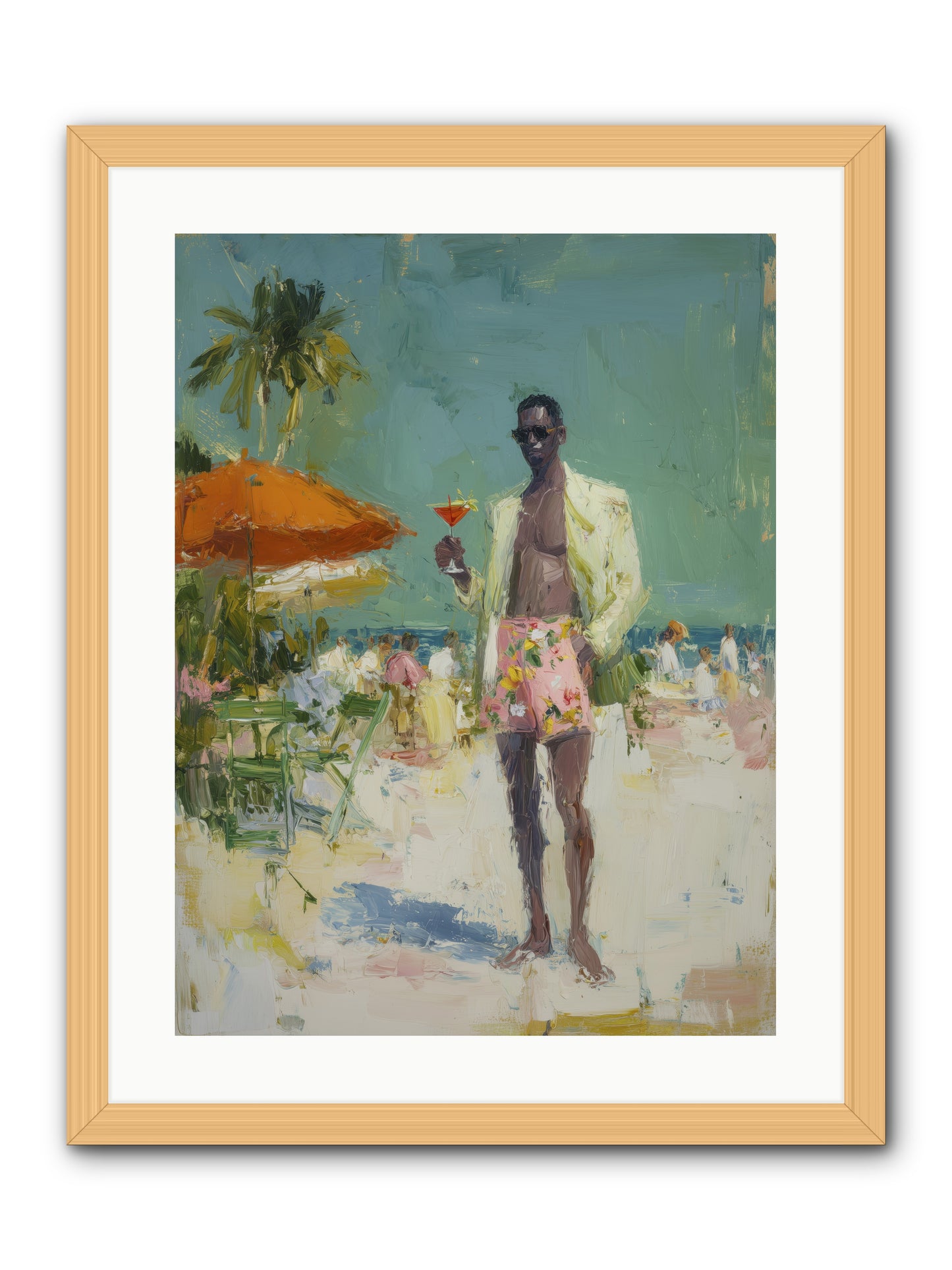 Time Stands Still -- Framed Print - Natural 18x24