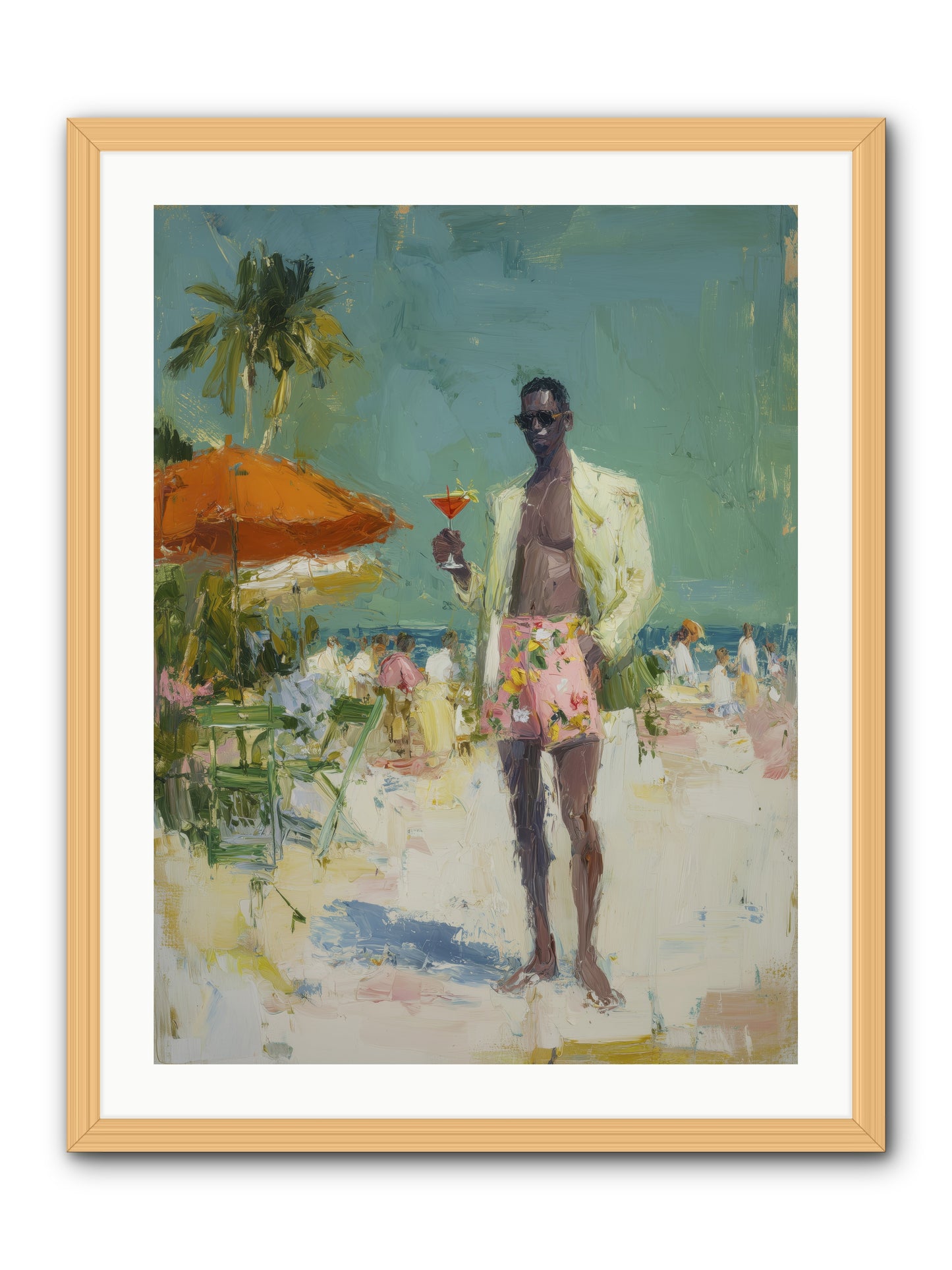 Time Stands Still -- Framed Print - Natural 24x32