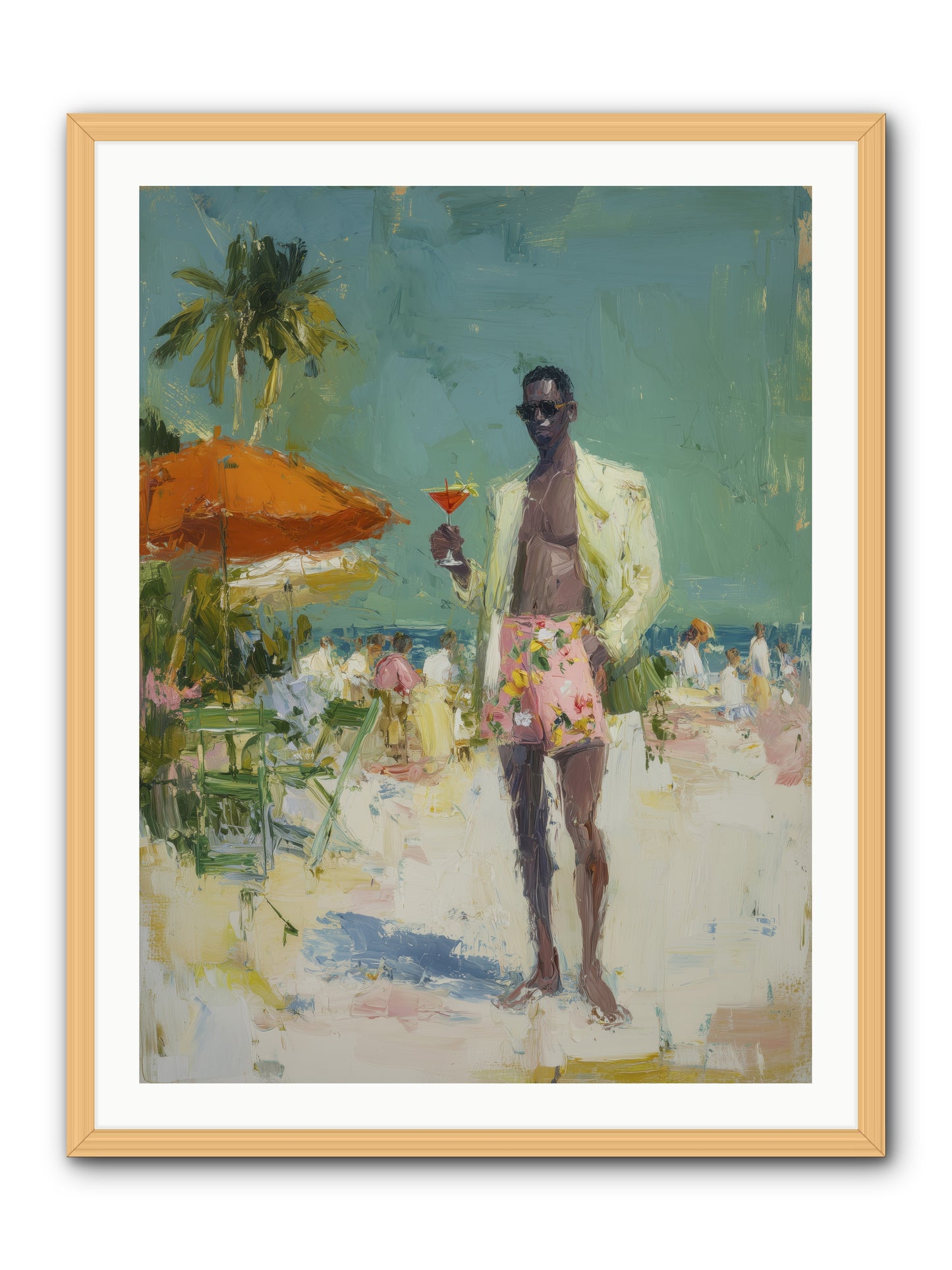Time Stands Still -- Framed Print - Natural 30x40