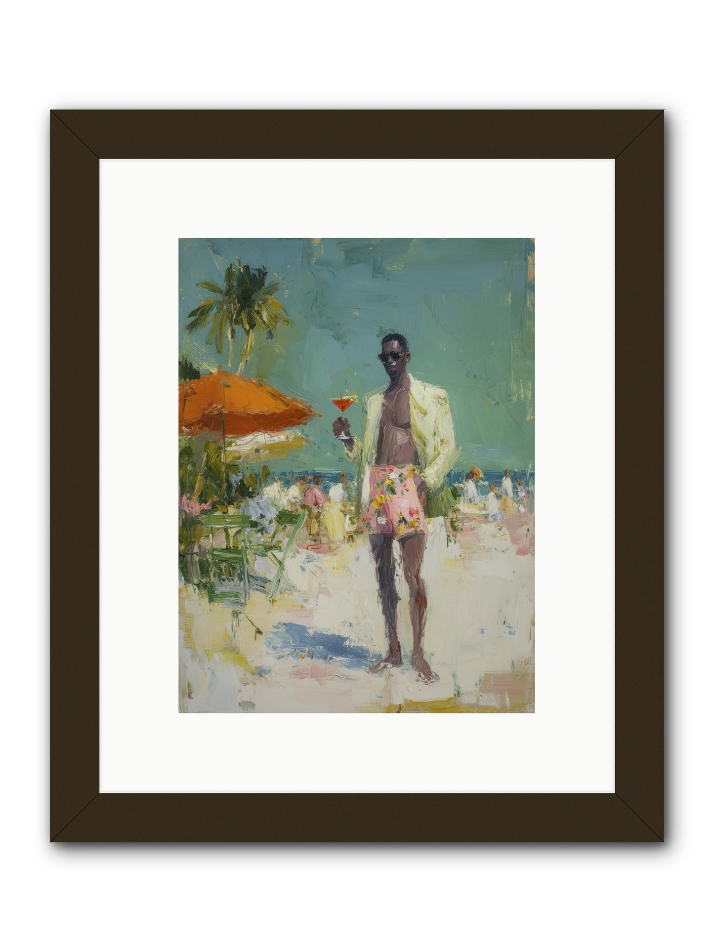 Time Stands Still -- Framed Print - Black 9x12