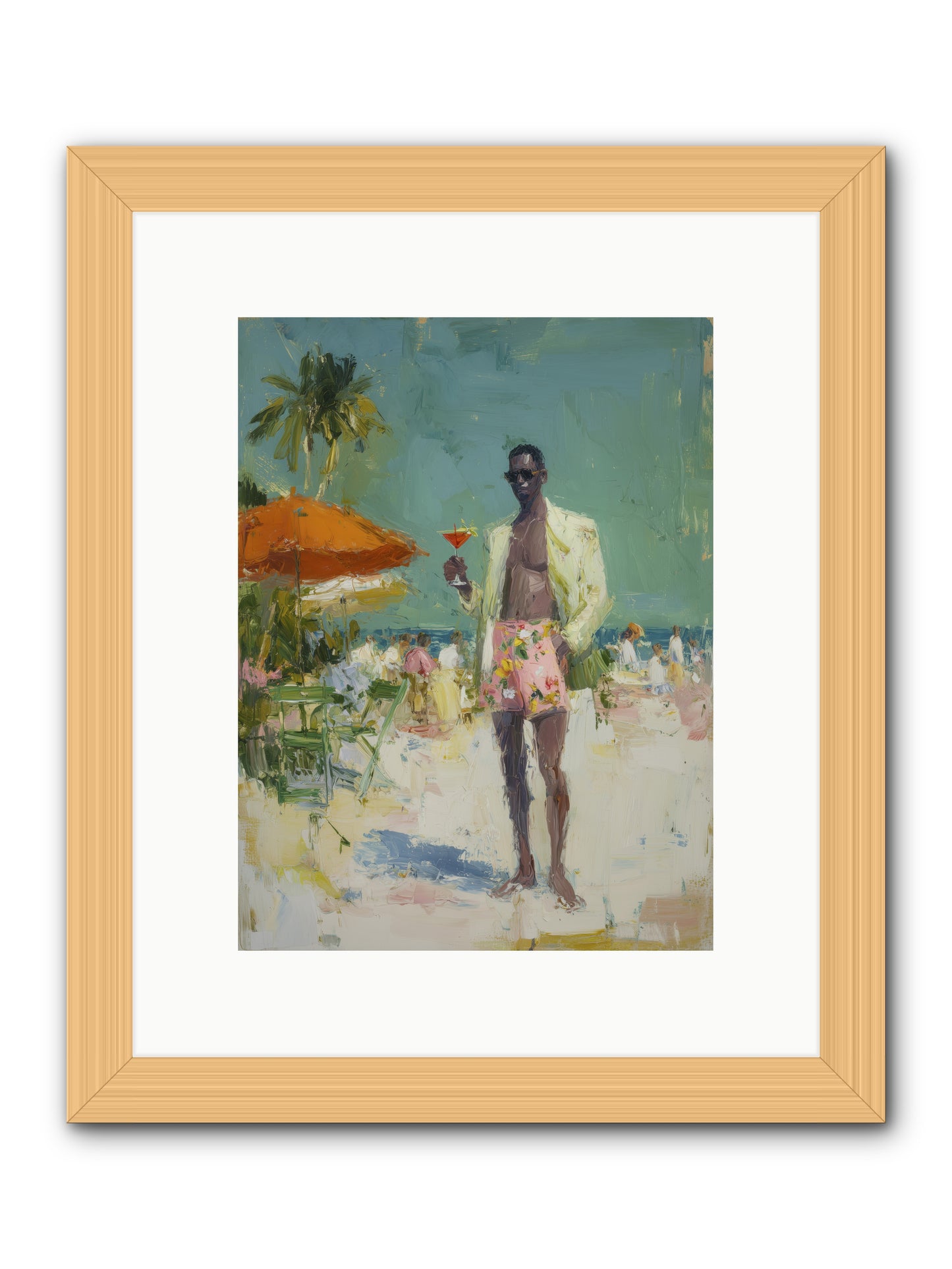 Time Stands Still -- Framed Print - Natural 9x12