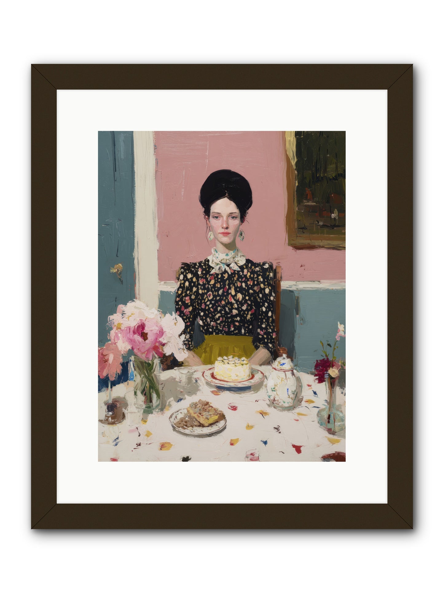 Time Steeped In Grace -- Framed Print - Black 12x16