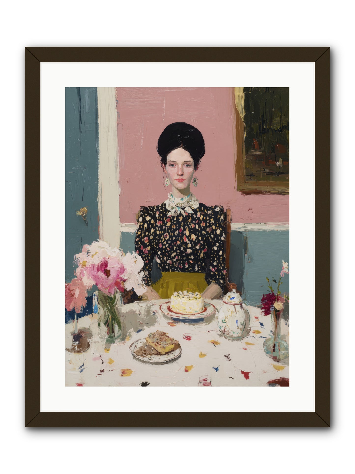 Time Steeped In Grace -- Framed Print - Black 18x24