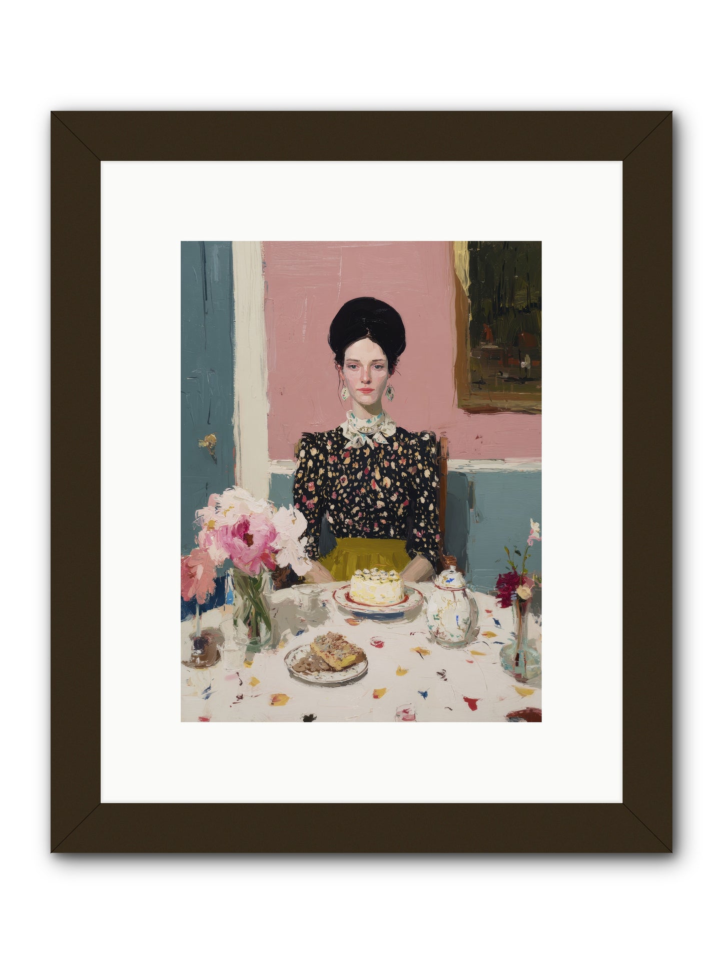 Time Steeped In Grace -- Framed Print - Black 9x12