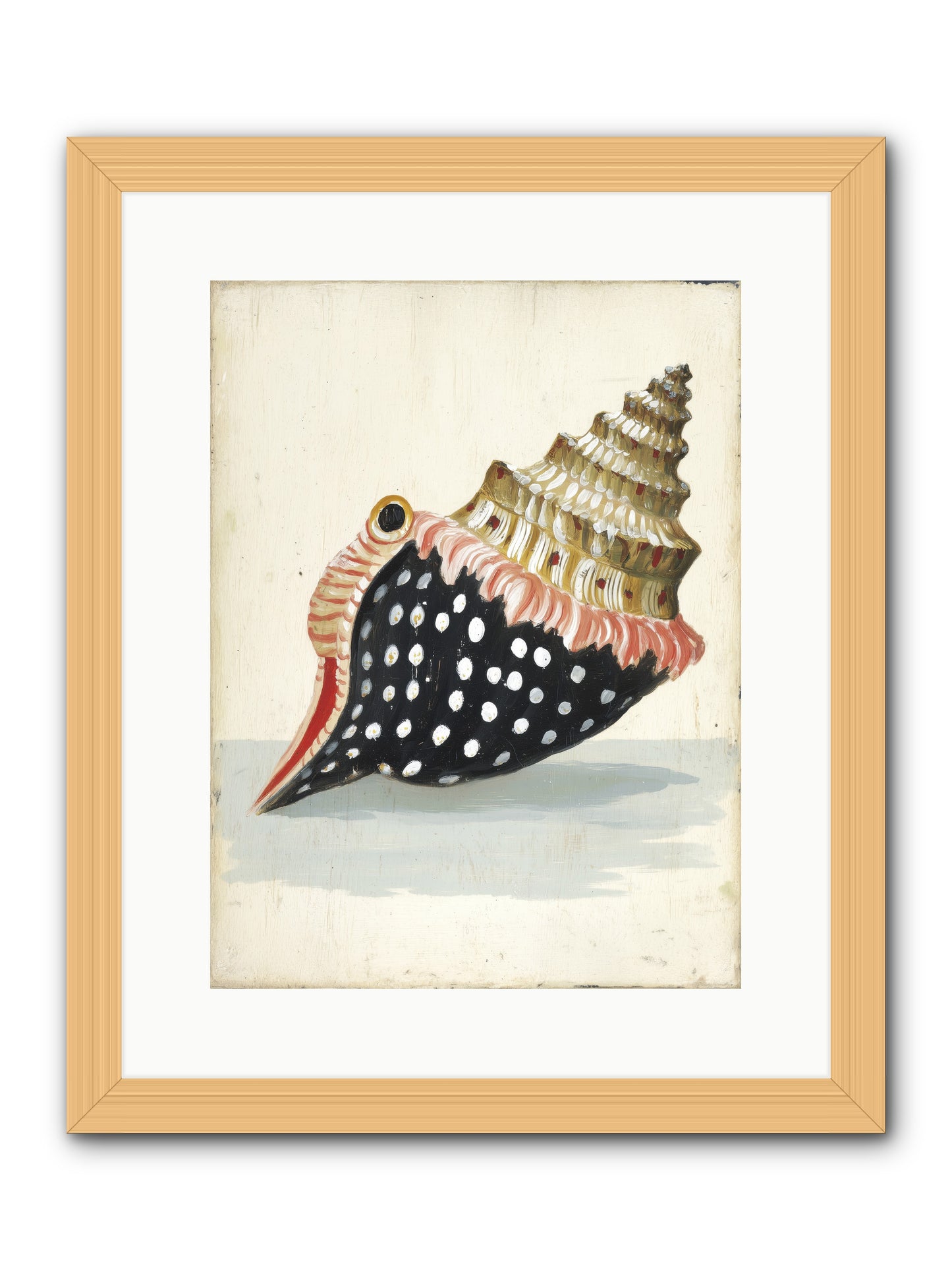 Time Traveler -- Framed Print - Natural 12x16