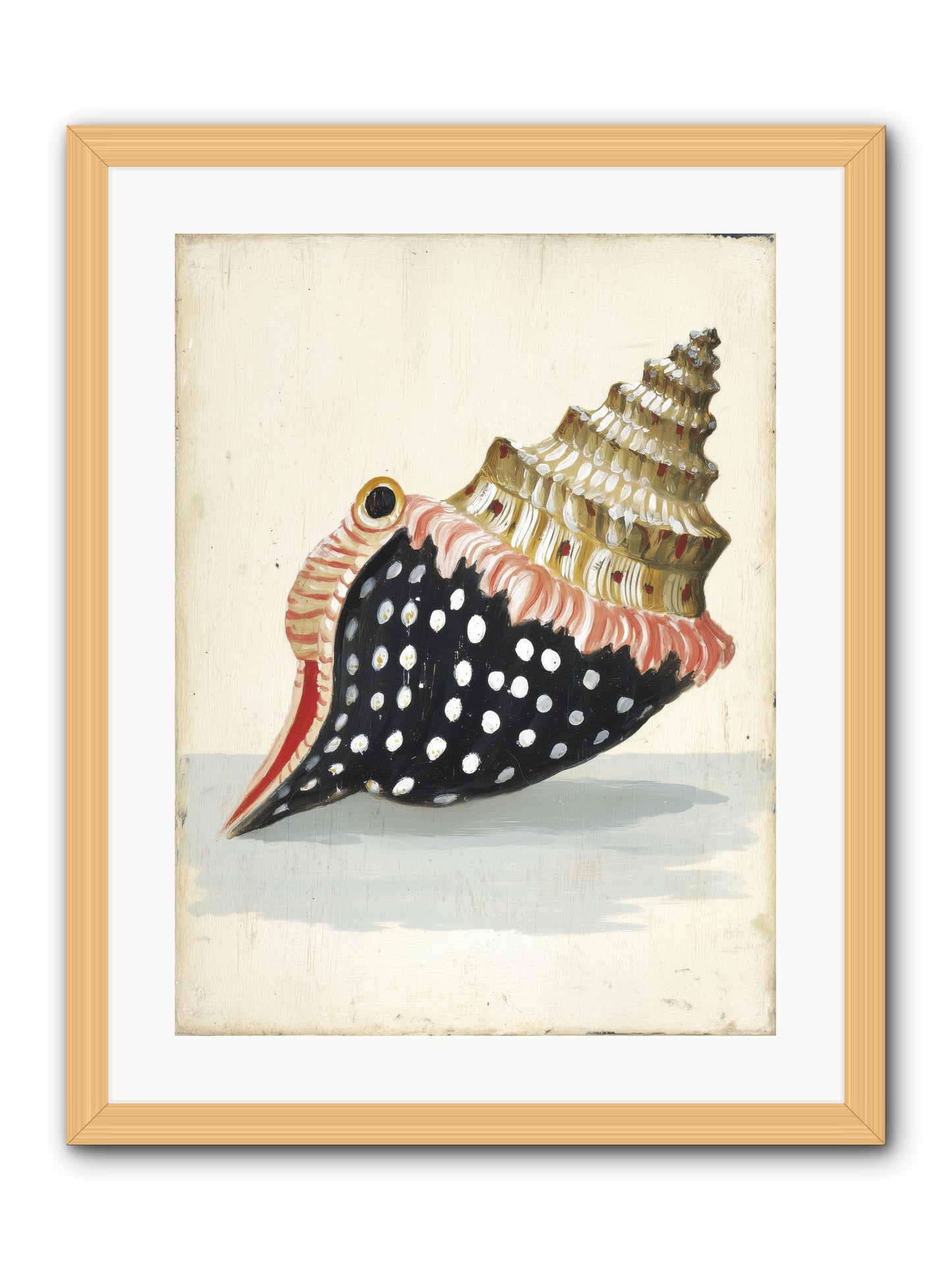 Time Traveler -- Framed Print - Natural 18x24