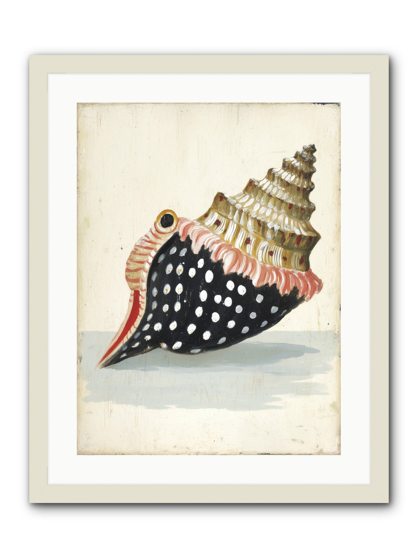 Time Traveler -- Framed Print - White 18x24