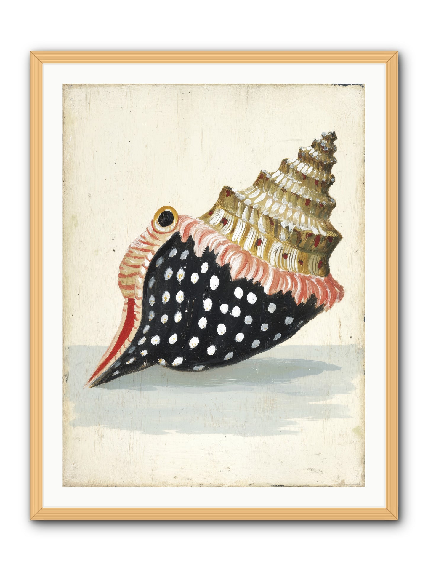 Time Traveler -- Framed Print - Natural 30x40