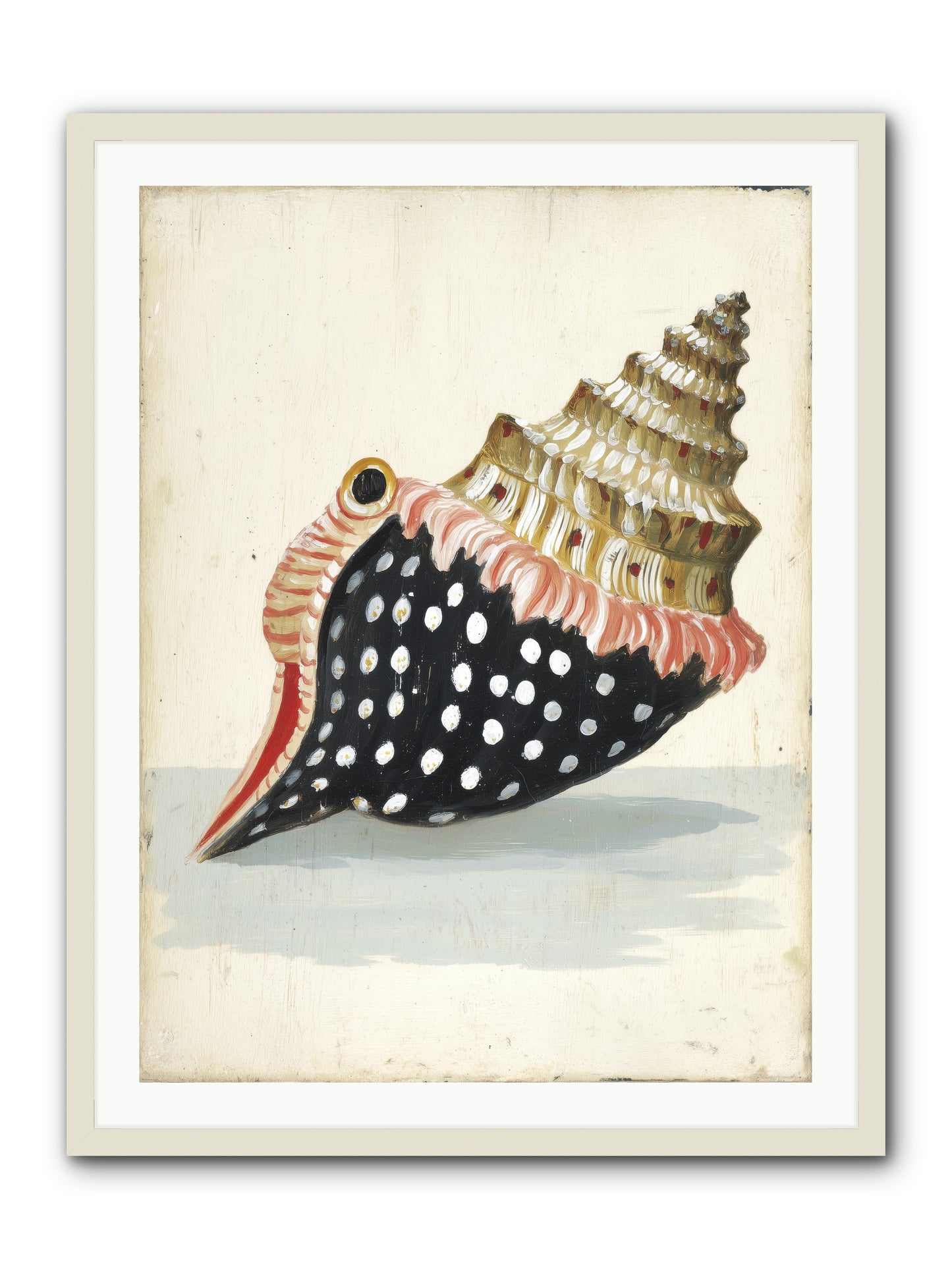 Time Traveler -- Framed Print - White 30x40