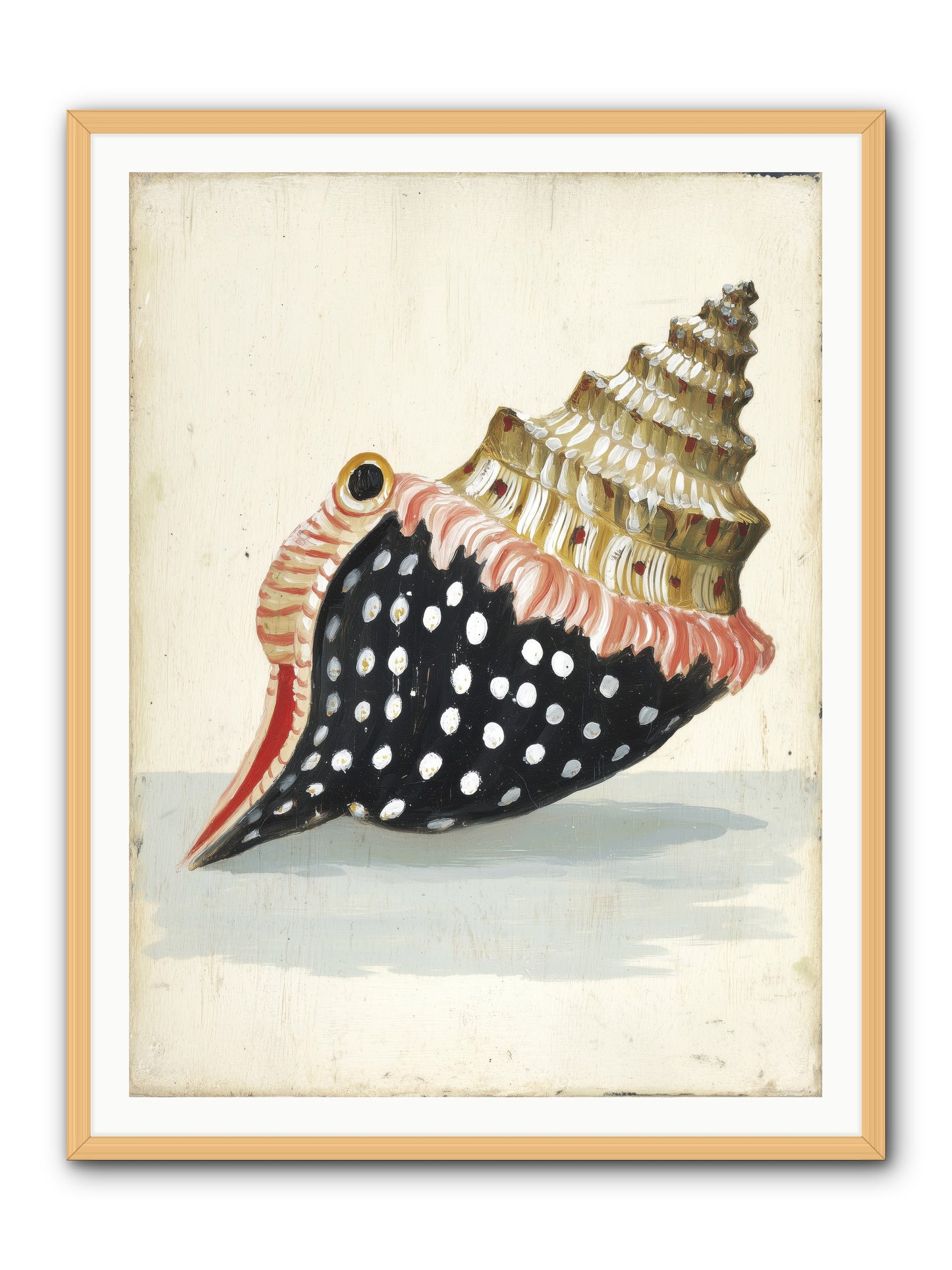 Time Traveler -- Framed Print - Natural 36x48