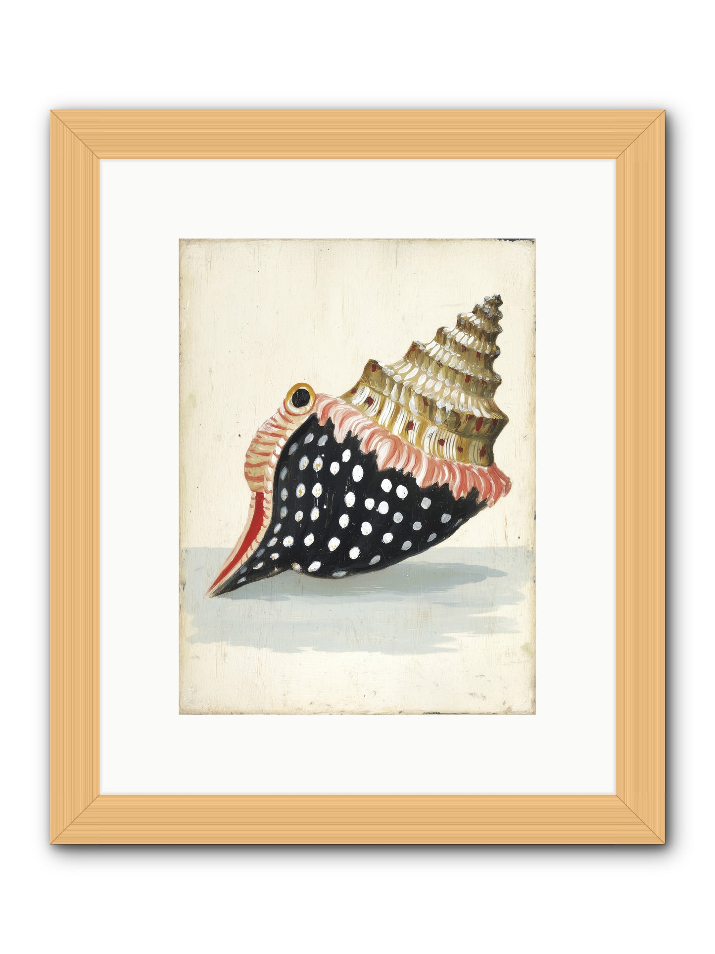 Time Traveler -- Framed Print - Natural 9x12