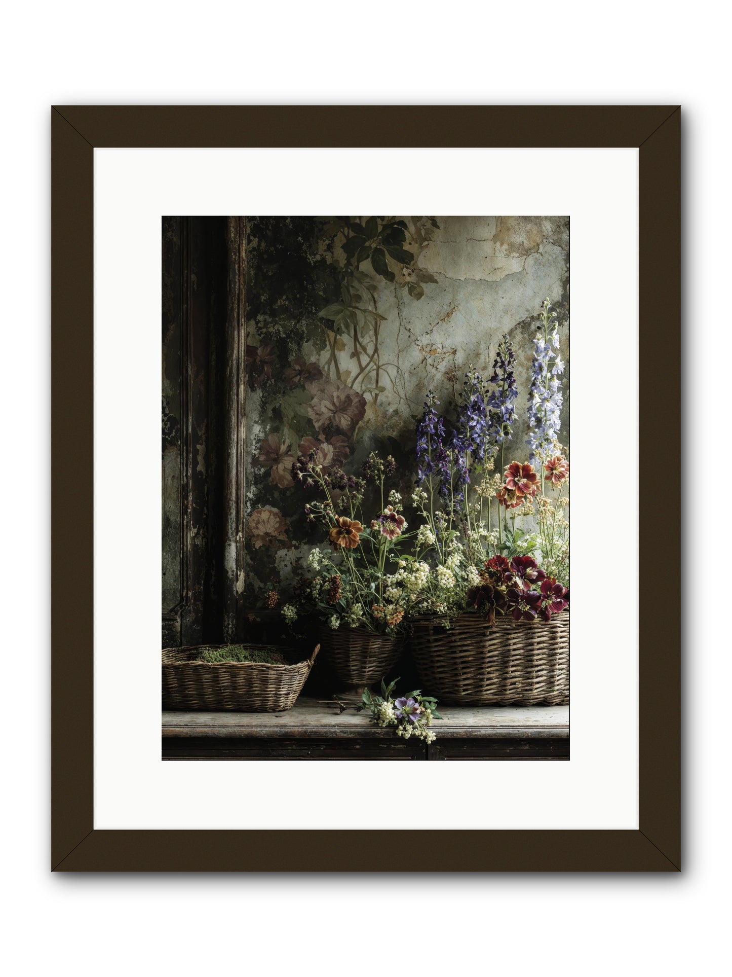 Time belongs to us -- Framed Print - Black 12x16