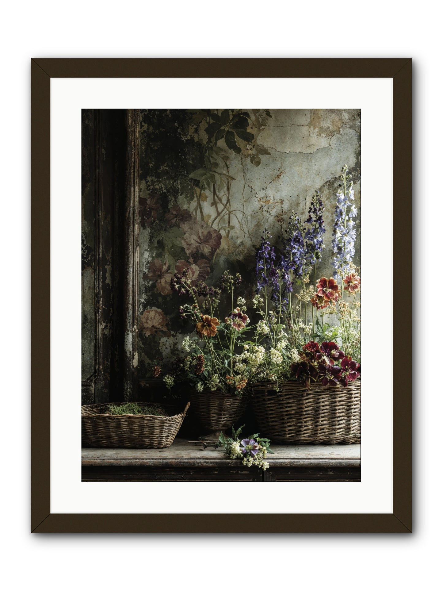 Time belongs to us -- Framed Print - Black 18x24