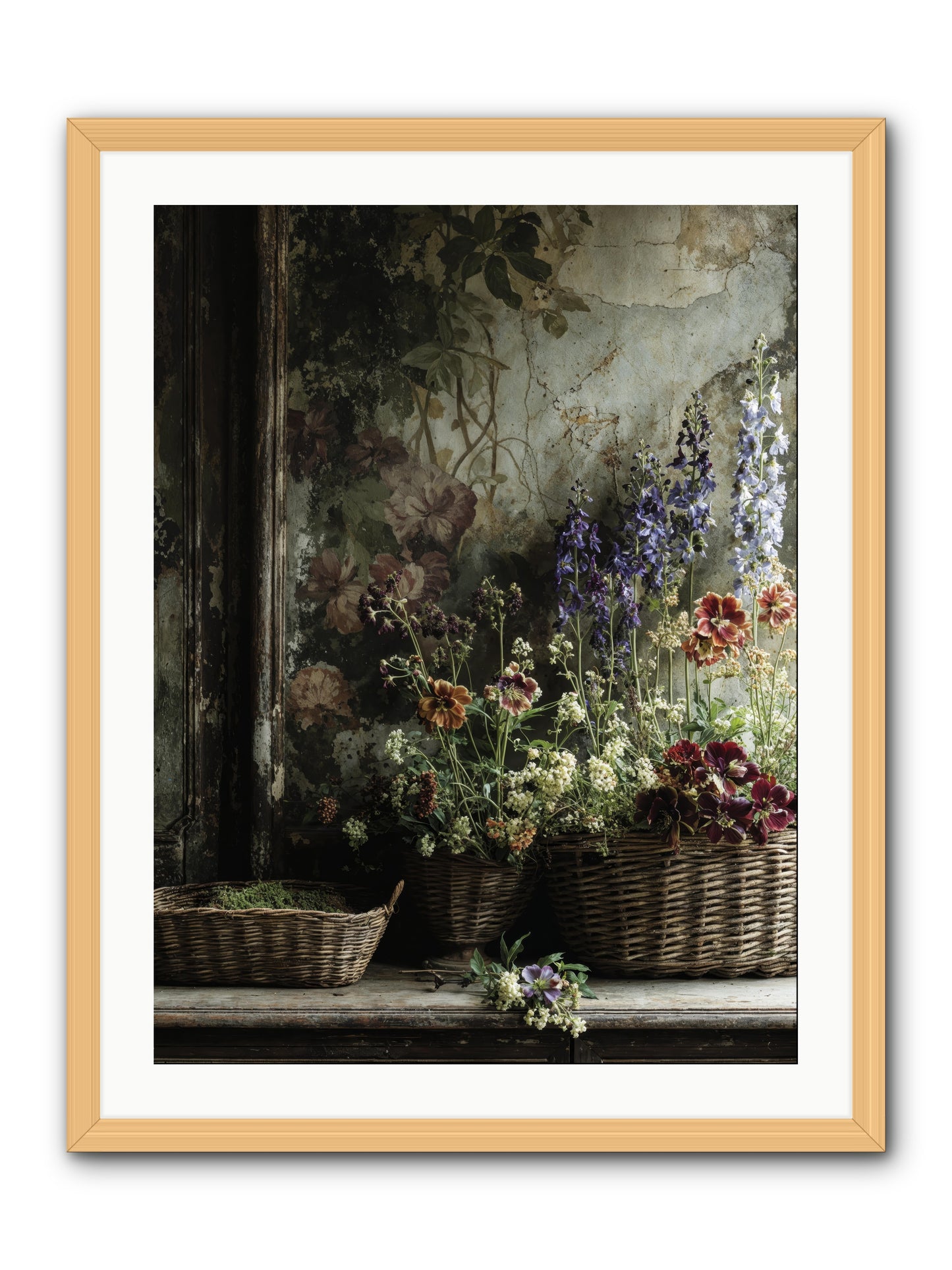 Time belongs to us -- Framed Print - Natural 24x32