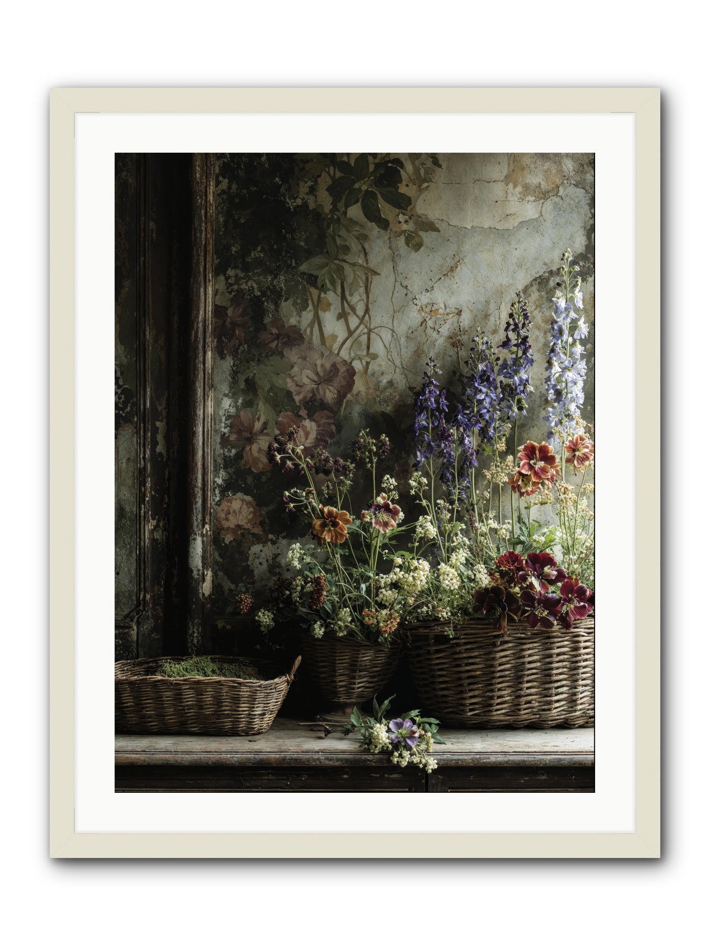 Time belongs to us -- Framed Print - White 24x32