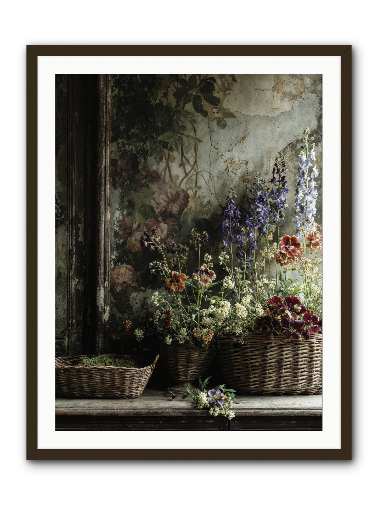 Time belongs to us -- Framed Print - Black 30x40