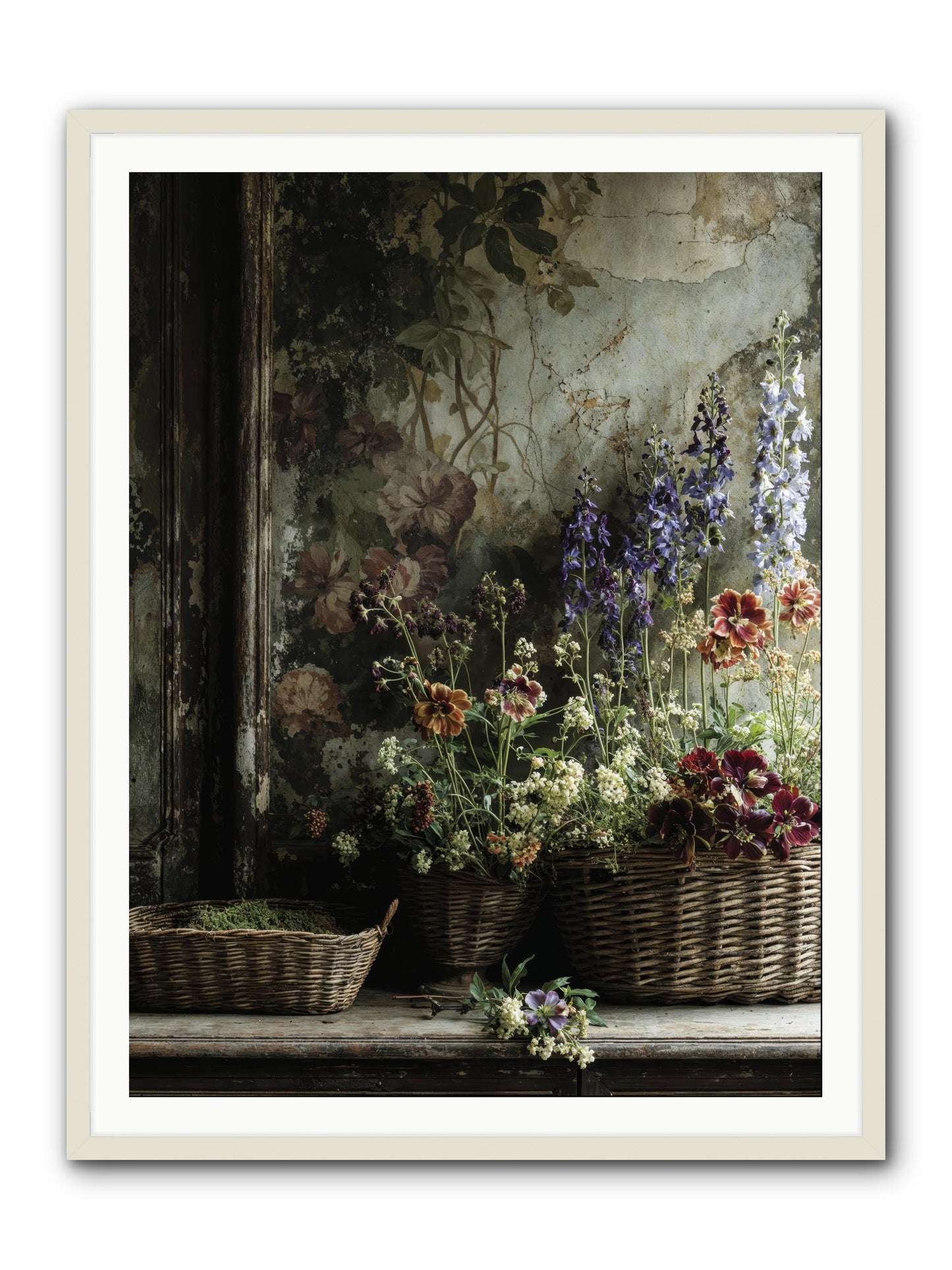 Time belongs to us -- Framed Print - White 36x48