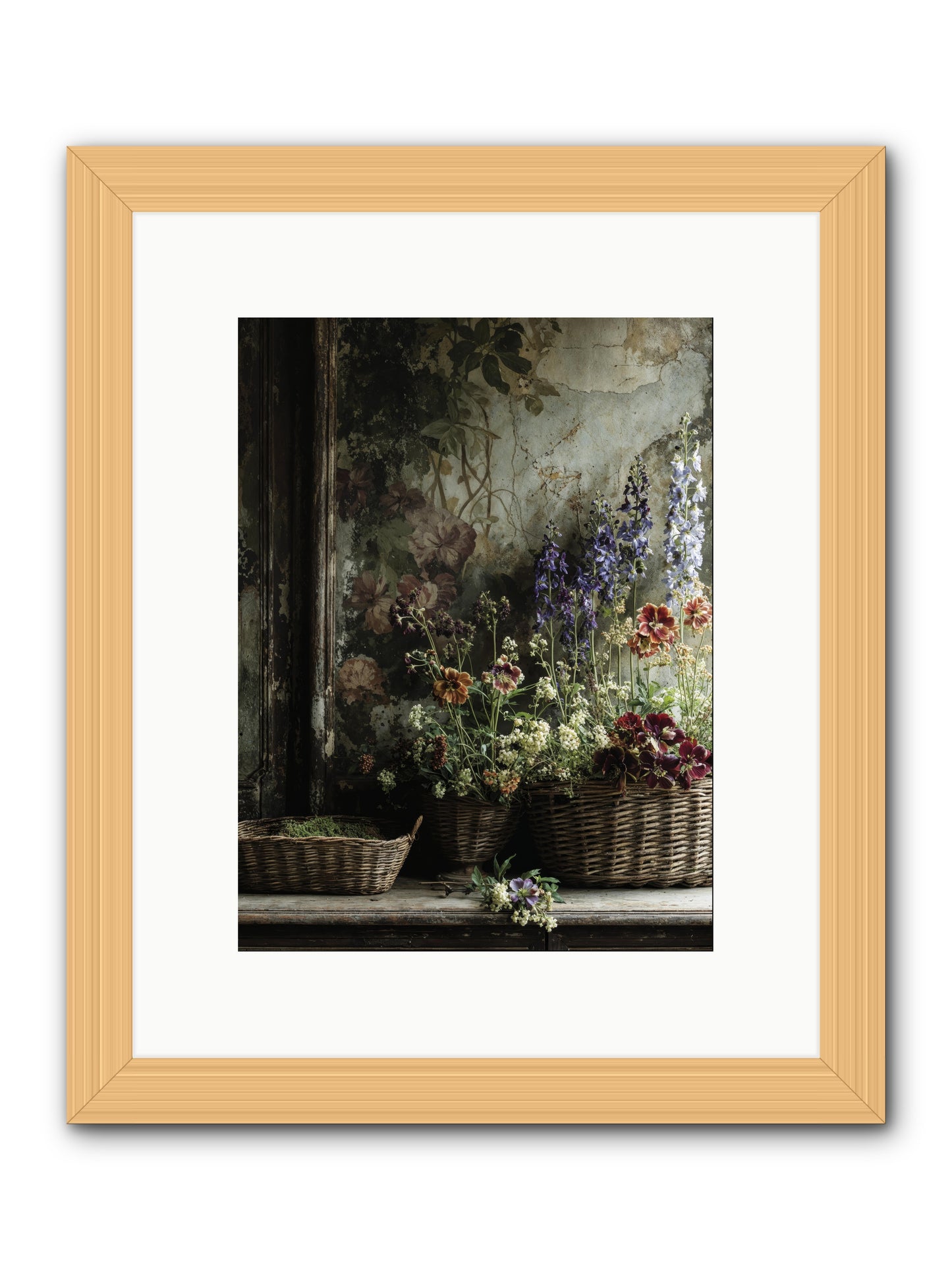 Time belongs to us -- Framed Print - Natural 9x12