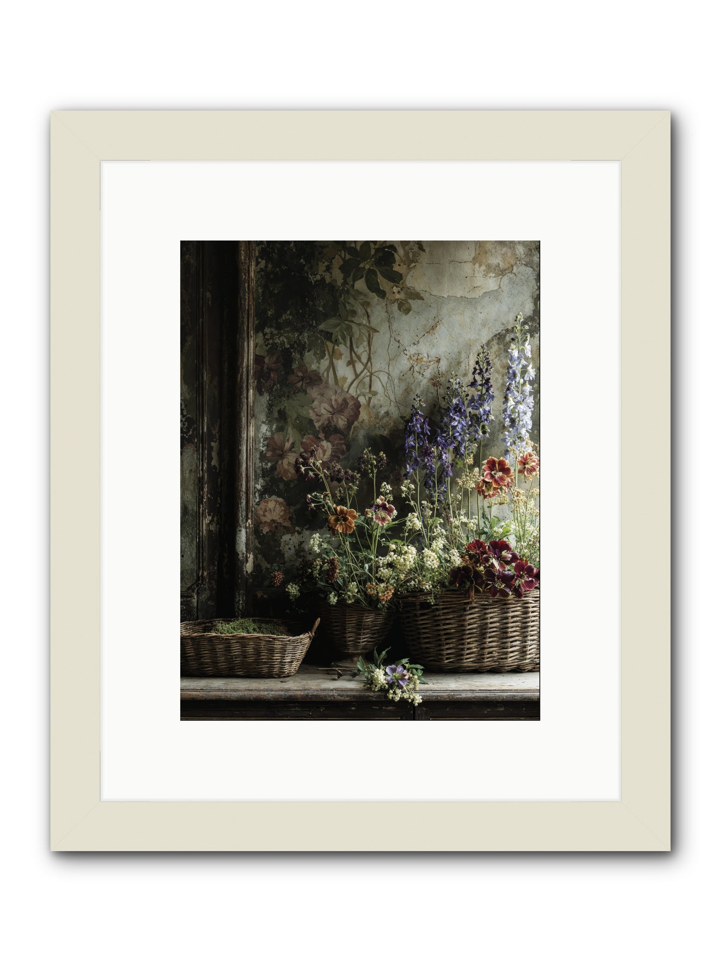 Time belongs to us -- Framed Print - White 9x12