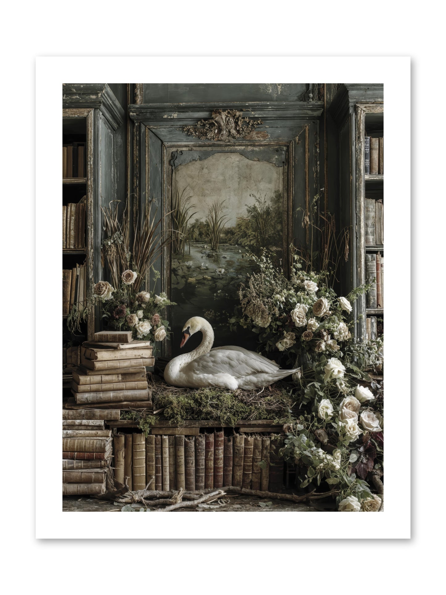Time borrowed beauty -- Paper Print 12x16
