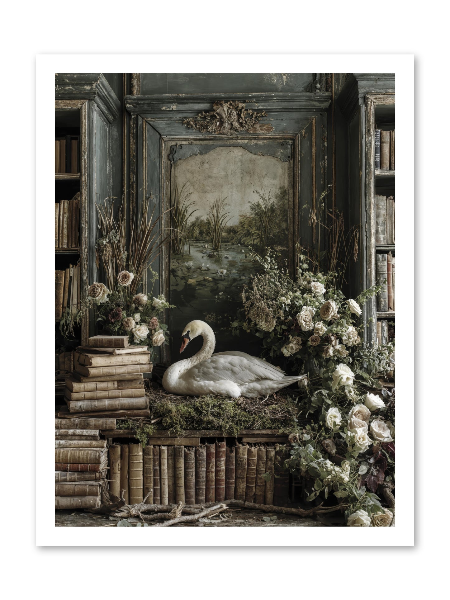 Time borrowed beauty -- Loose Canvas Print 18x24