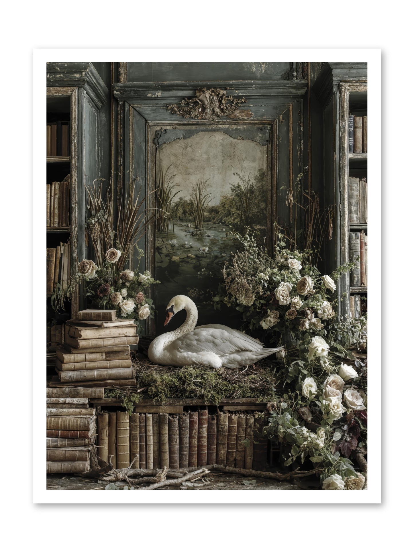 Time borrowed beauty -- Paper Print 24x32