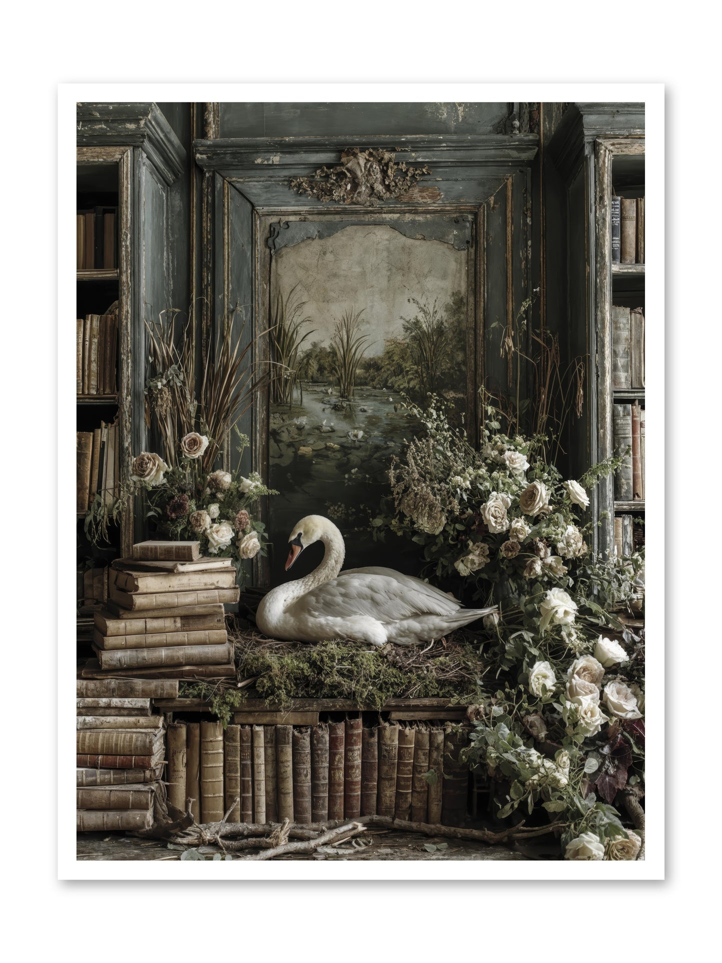 Time borrowed beauty -- Loose Canvas Print 30x40