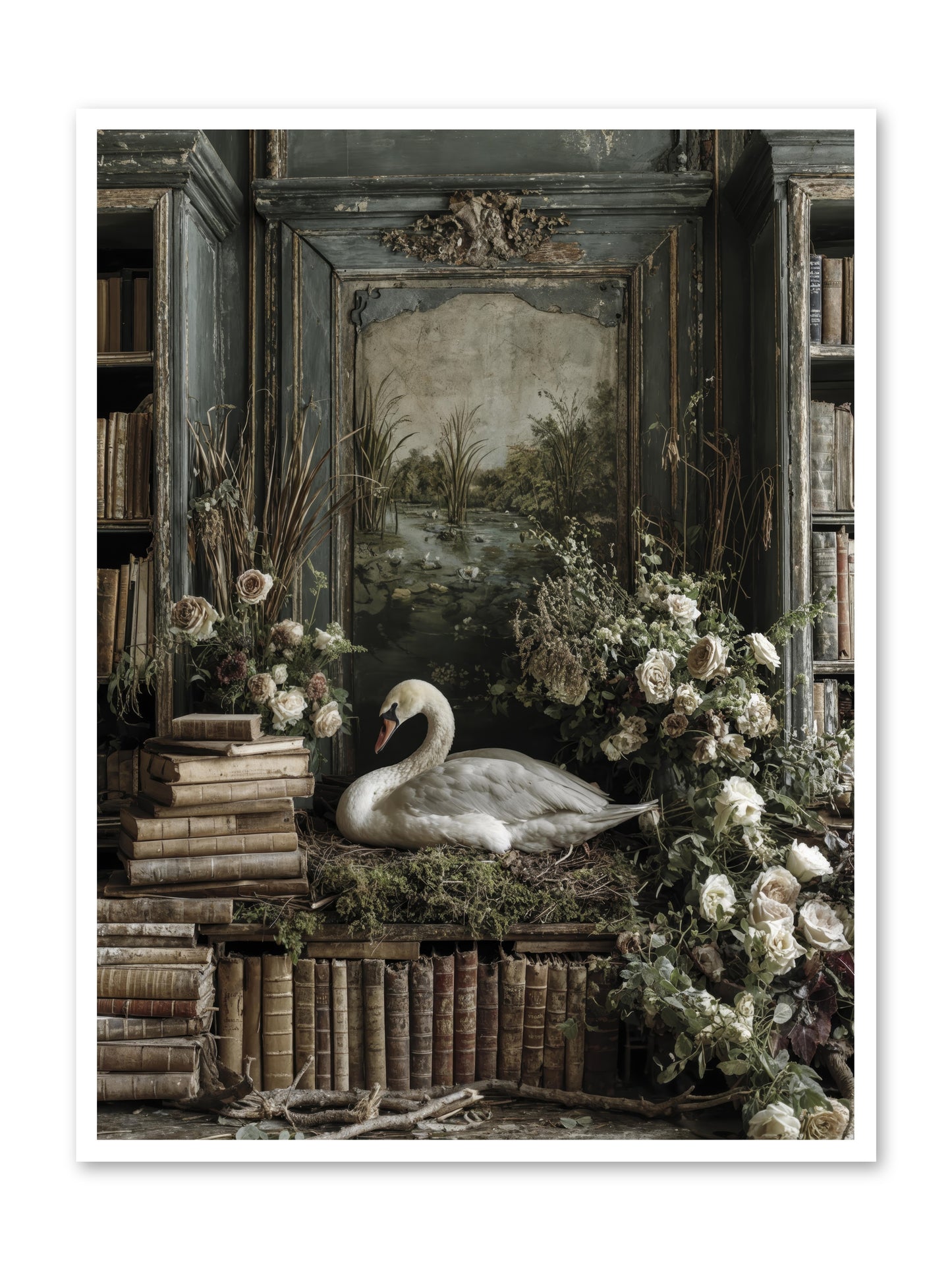 Time borrowed beauty -- Loose Canvas Print 36x48