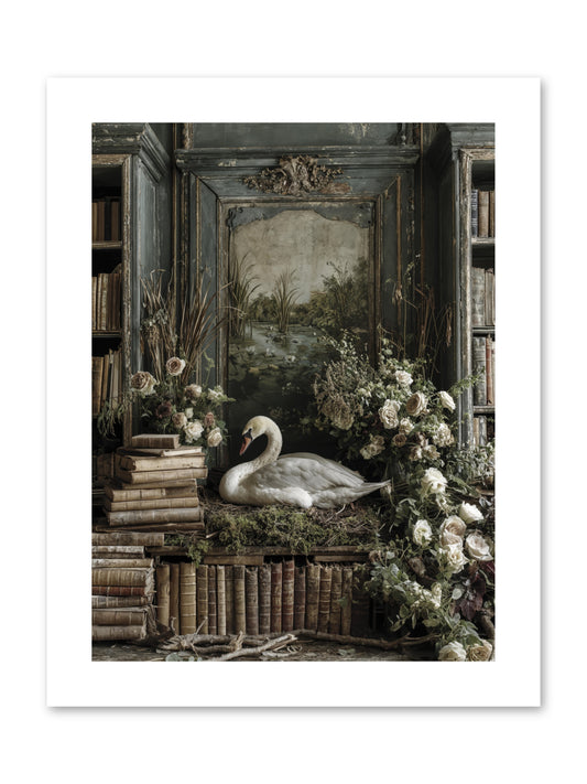 Time borrowed beauty -- Paper Print 9x12