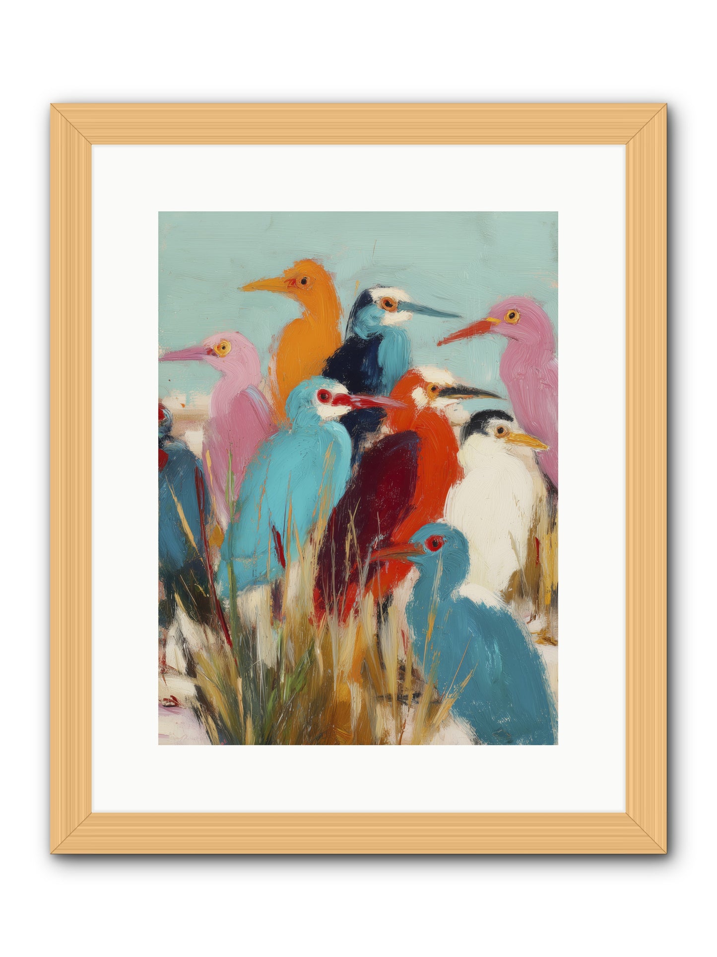 Timeless Songs -- Framed Print - Natural 12x16