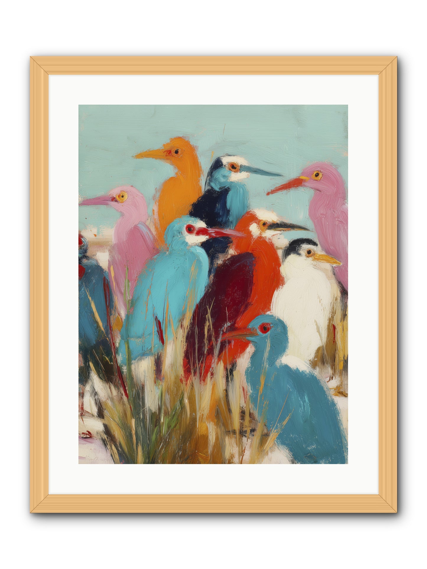 Timeless Songs -- Framed Print - Natural 18x24